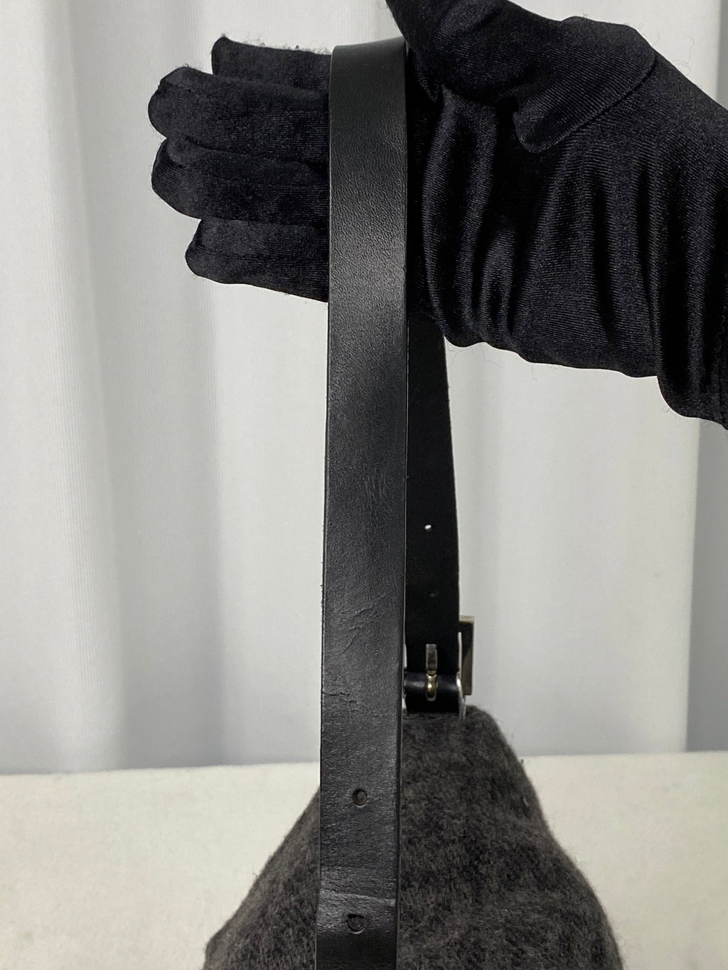 FENDI Cashmere Zucca Baguette Shoulderbag