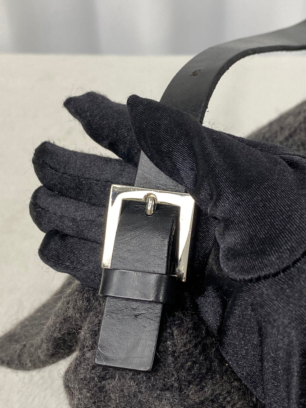 FENDI Cashmere Zucca Baguette Shoulderbag