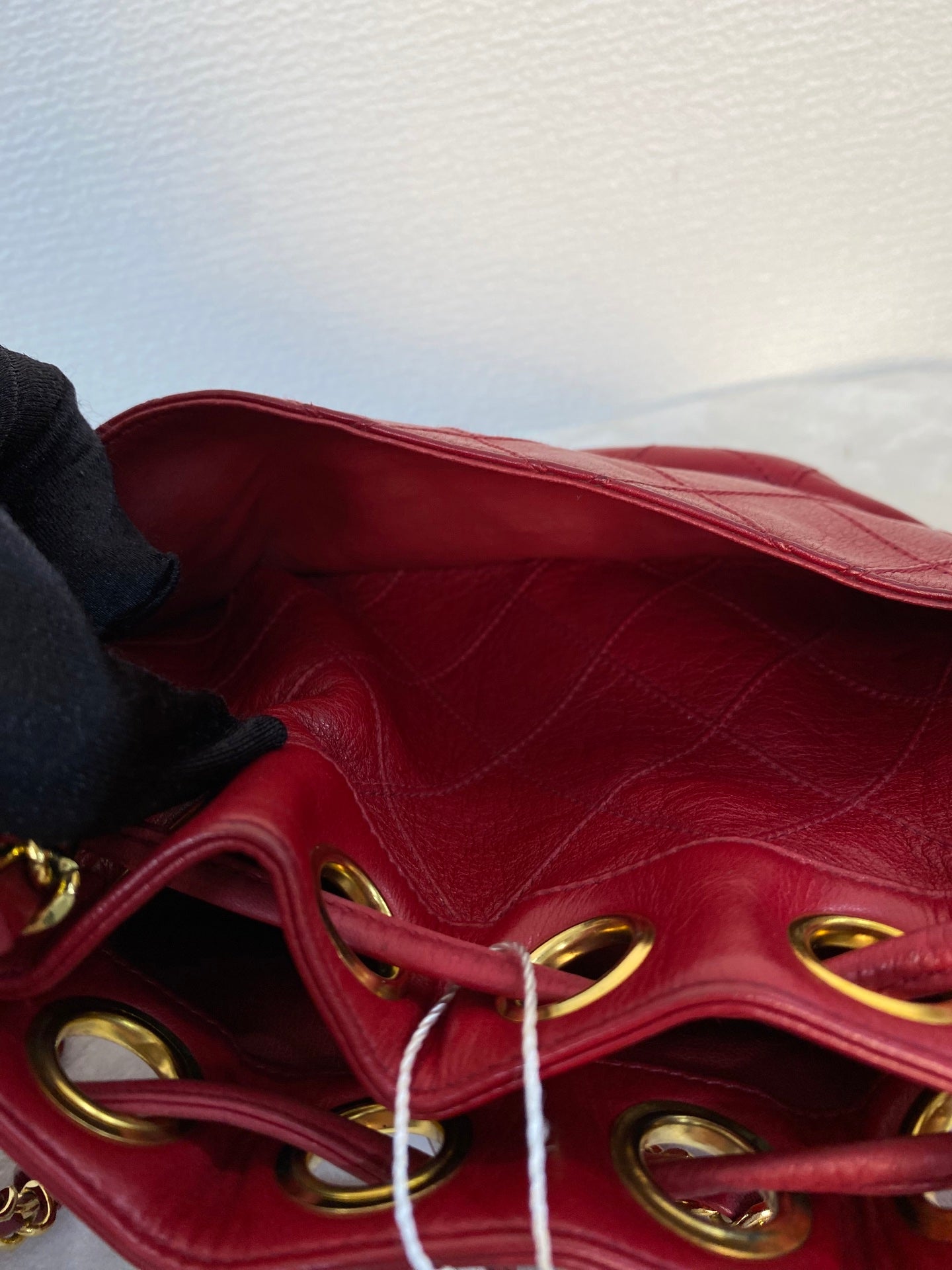 CHANEL Genuine Quilted Bucket Shoulderbag Set