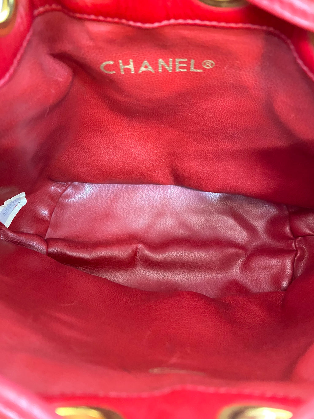 CHANEL Genuine Quilted Bucket Shoulderbag Set