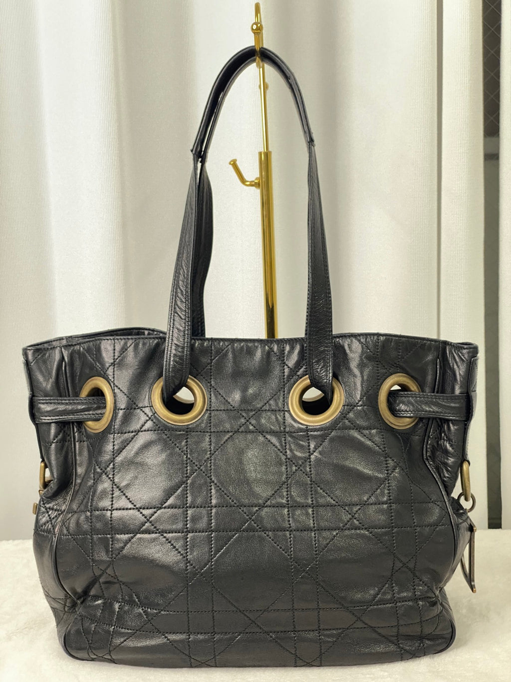 CHRISTIAN DIOR Genuine Leather 2WAY Shoulderbag