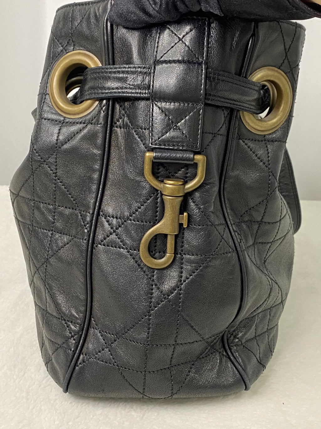 CHRISTIAN DIOR Genuine Leather 2WAY Shoulderbag