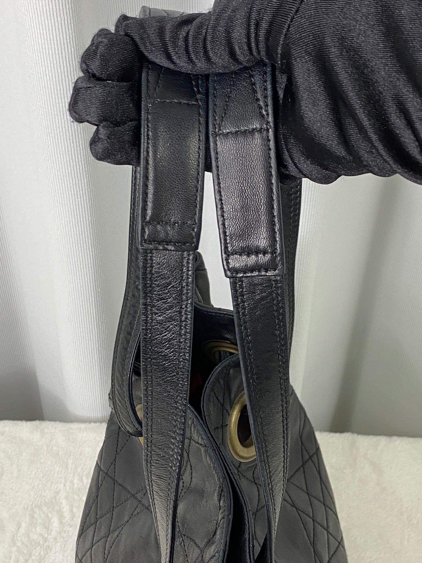 CHRISTIAN DIOR Genuine Leather 2WAY Shoulderbag