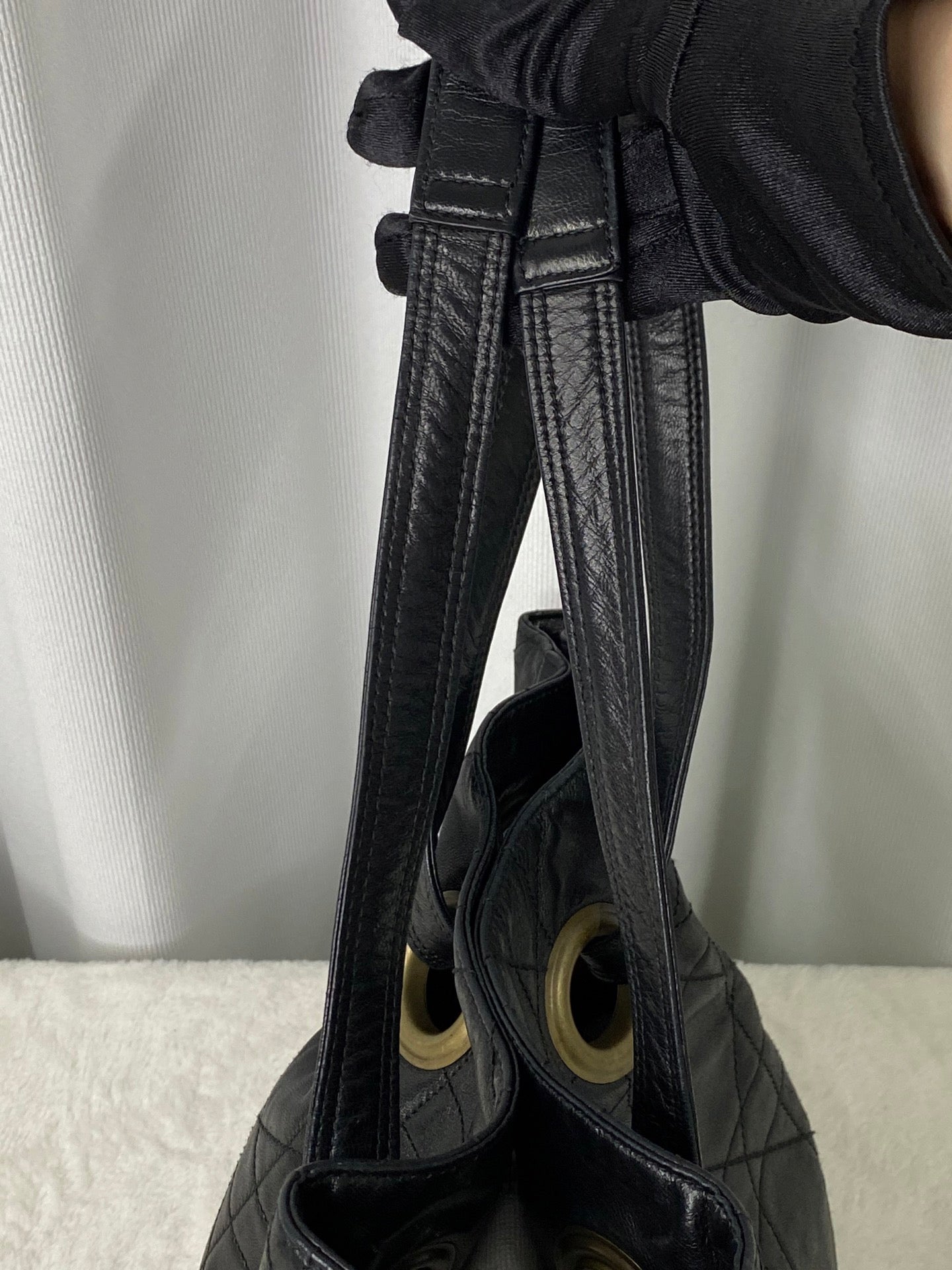 CHRISTIAN DIOR Genuine Leather 2WAY Shoulderbag