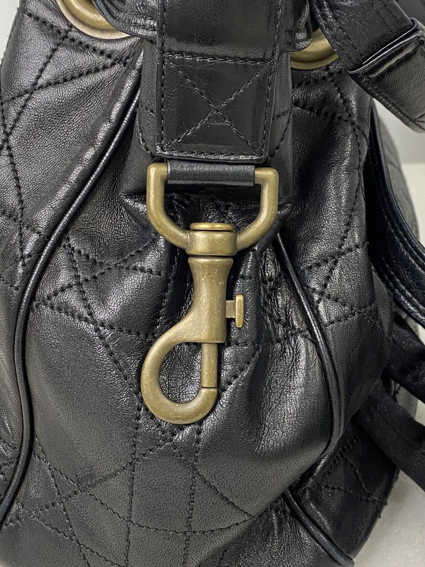 CHRISTIAN DIOR Genuine Leather 2WAY Shoulderbag