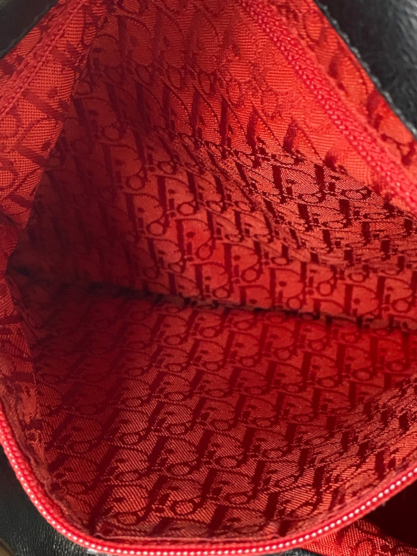 CHRISTIAN DIOR Genuine Leather 2WAY Shoulderbag
