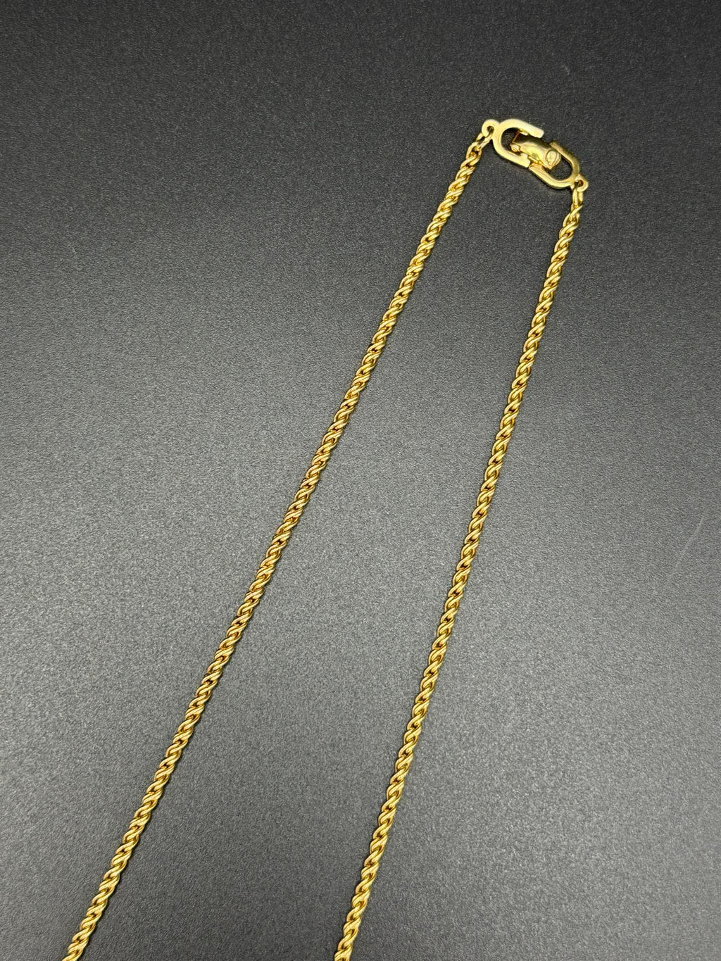 CHRISTIAN DIOR Multiple Layer Logo Necklace
