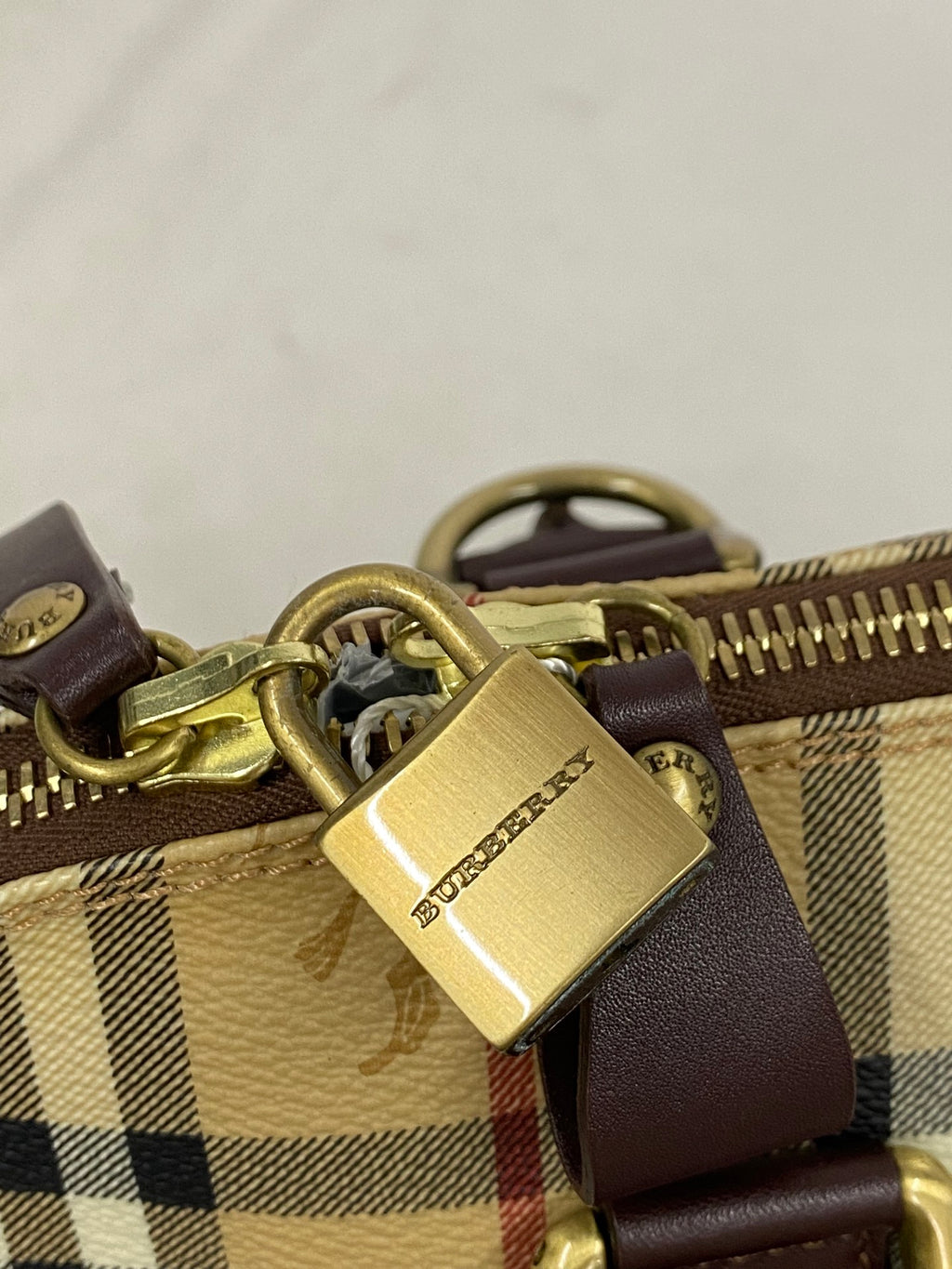 BURBERRY Check 2way Shoulderbag