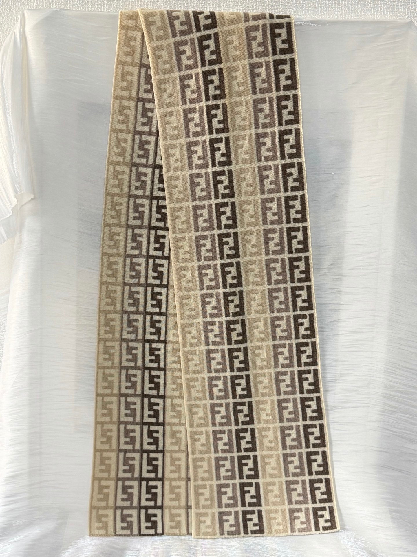 FENDI Zucchino Wool Scarf