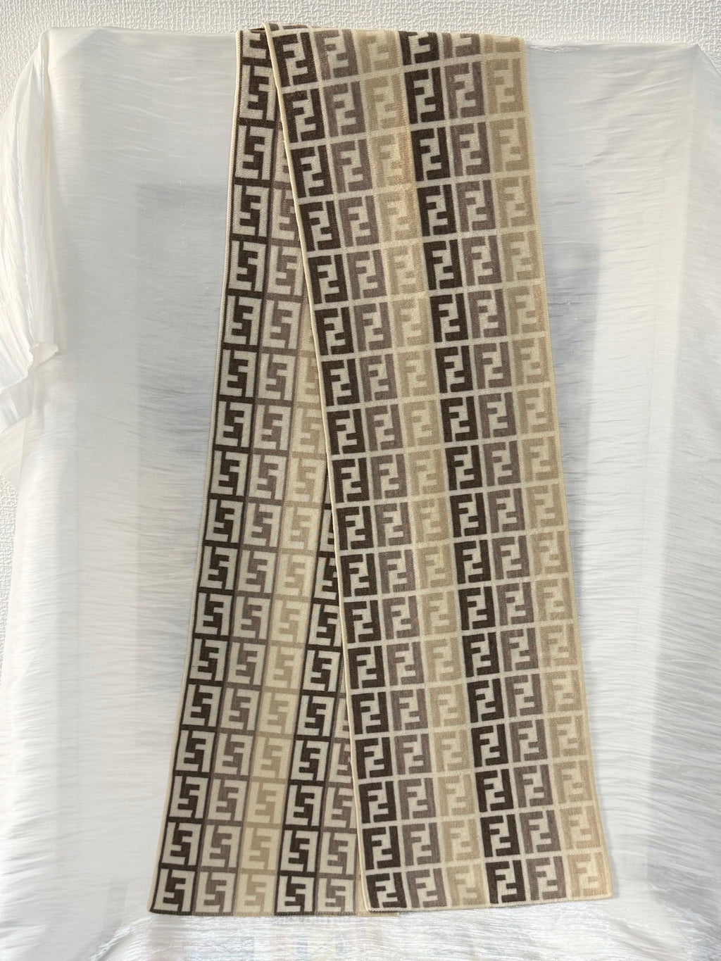 FENDI Zucchino Wool Scarf