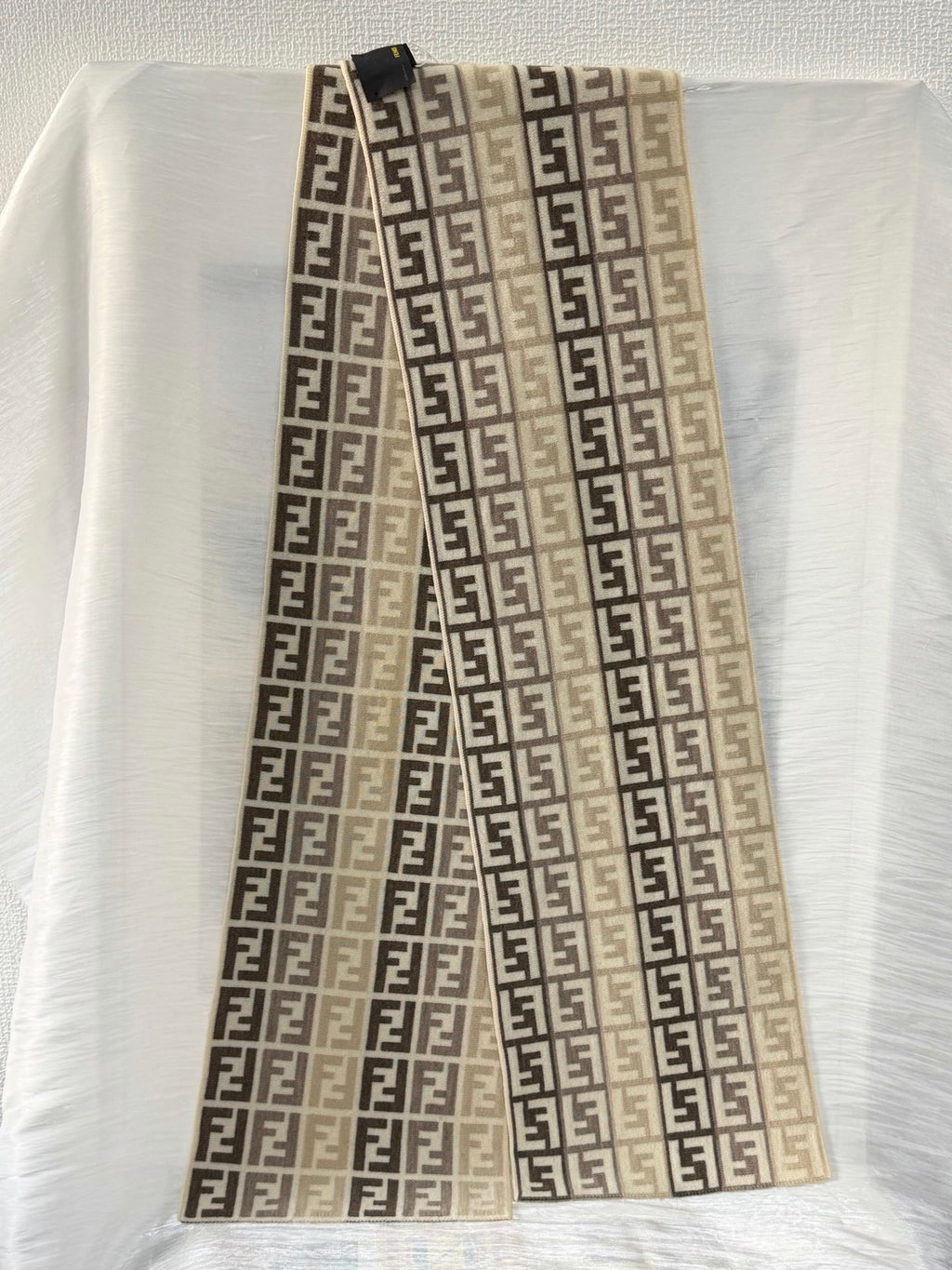FENDI Zucchino Wool Scarf