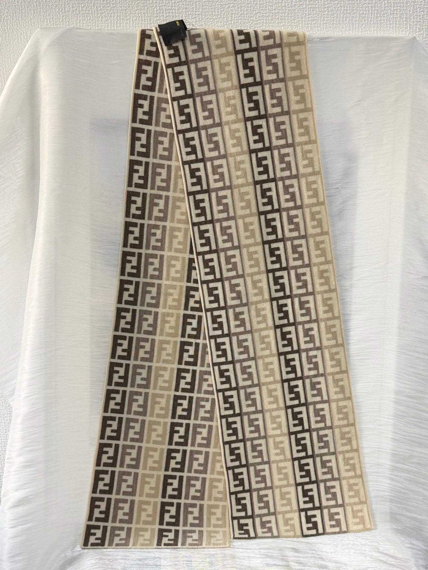 FENDI Zucchino Wool Scarf