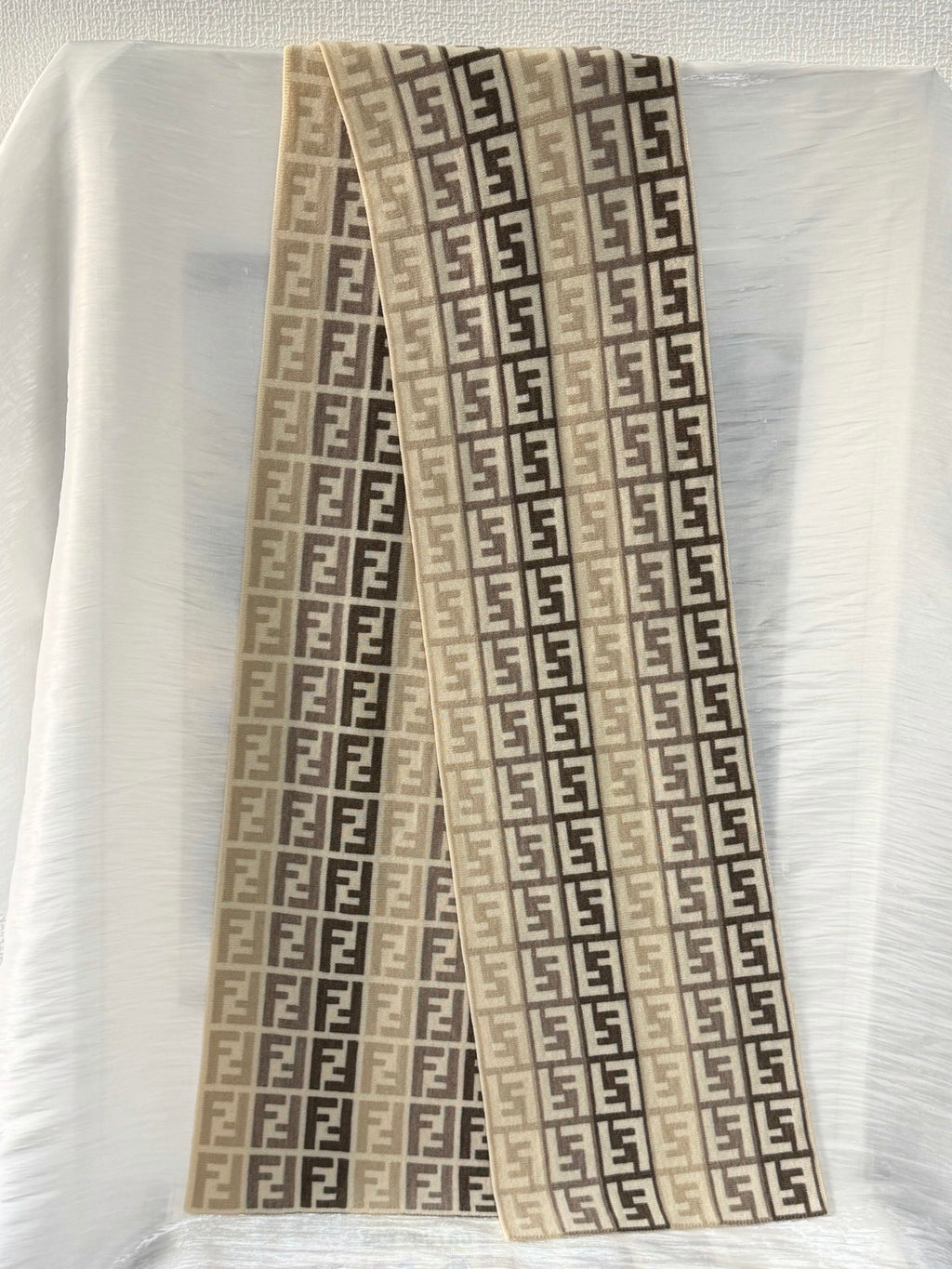FENDI Zucchino Wool Scarf