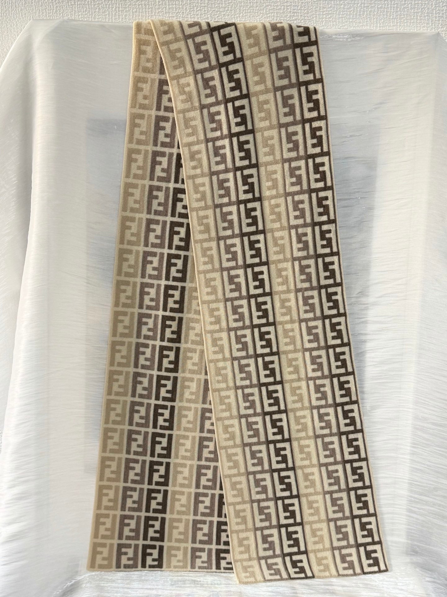 FENDI Zucchino Wool Scarf