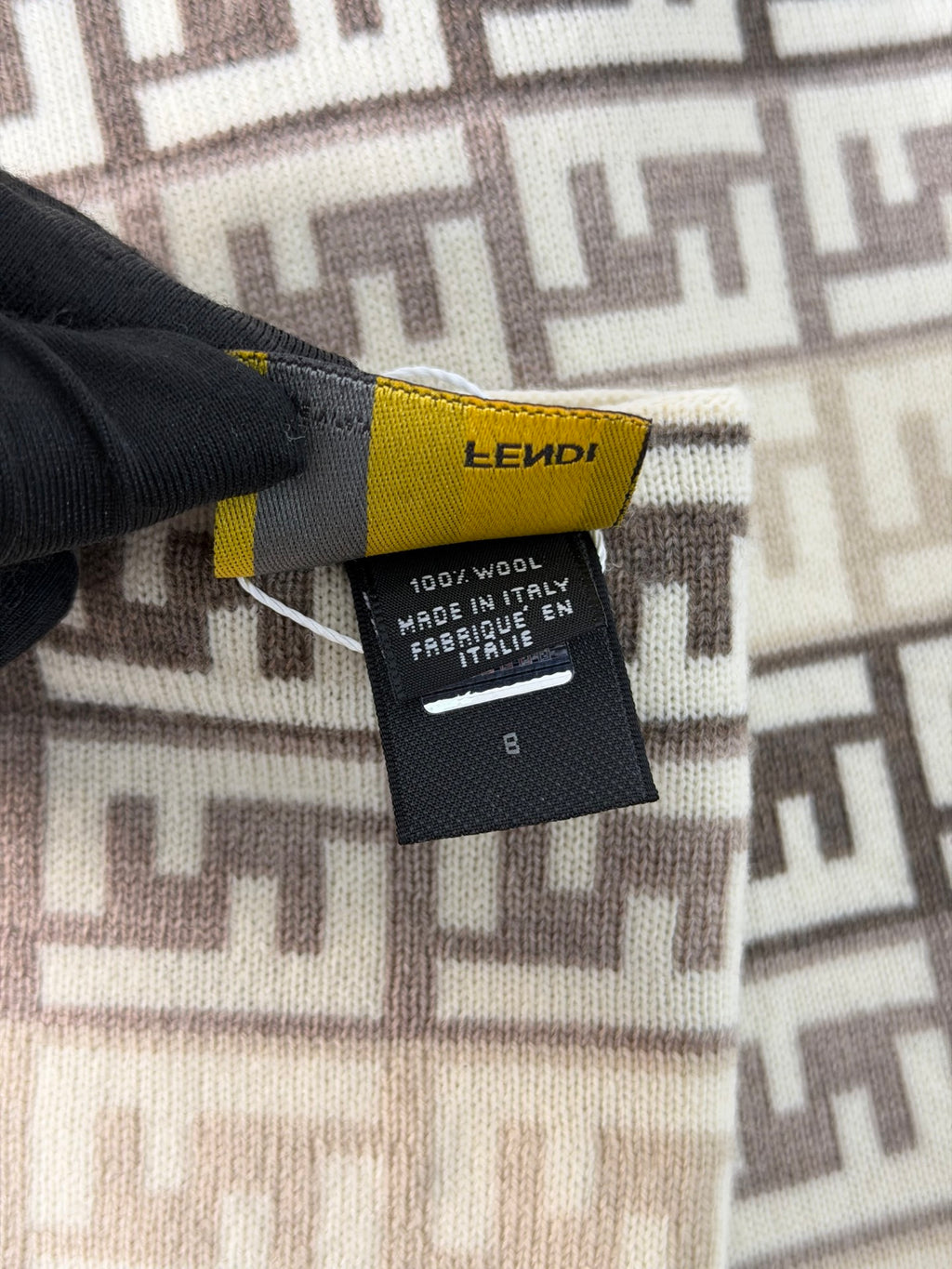 FENDI Zucchino Wool Scarf