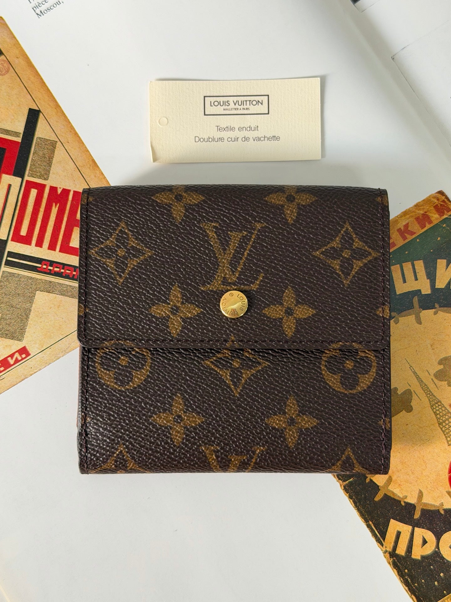 LOUIS VUITTON Monogram Trifold Wallet