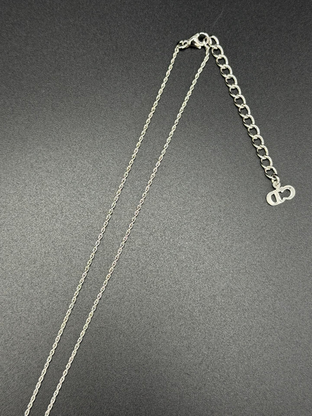 CHRISTIAN DIOR Raindrop Necklace & Earring Set