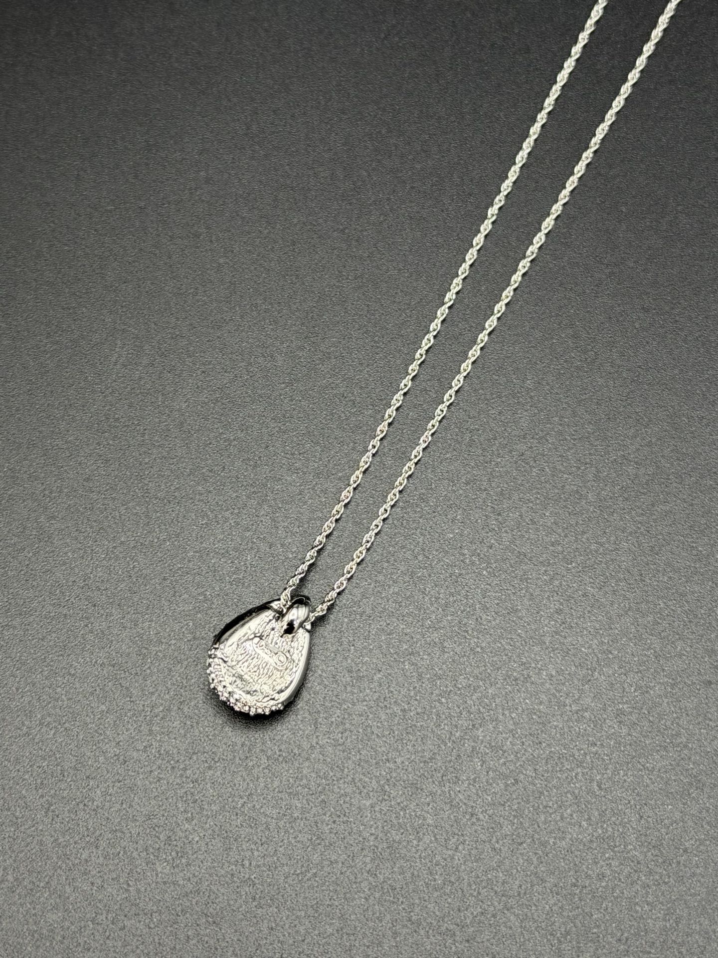 CHRISTIAN DIOR Raindrop Necklace & Earring Set