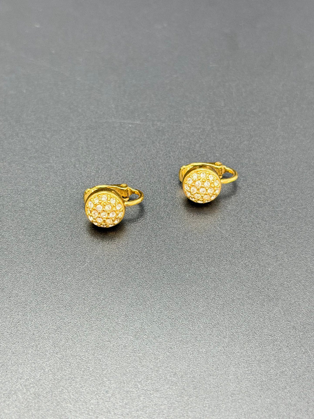 CHRISTIAN DIOR Rheinstone Earring