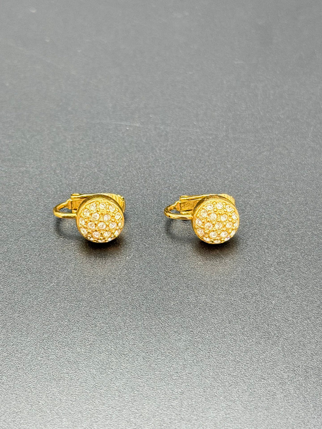 CHRISTIAN DIOR Rheinstone Earring