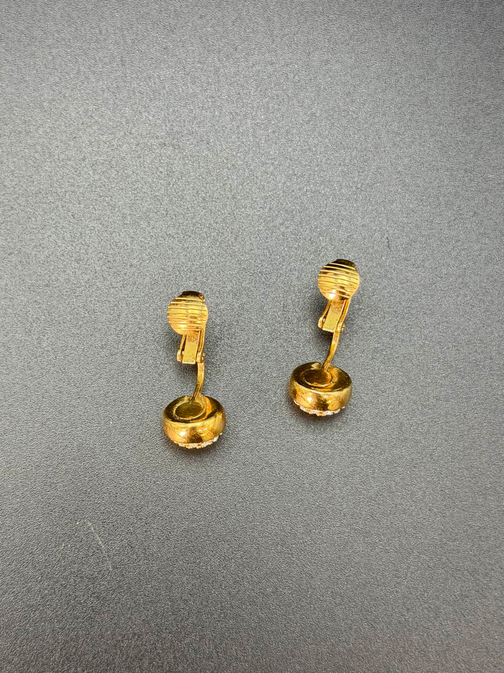 CHRISTIAN DIOR Rheinstone Earring