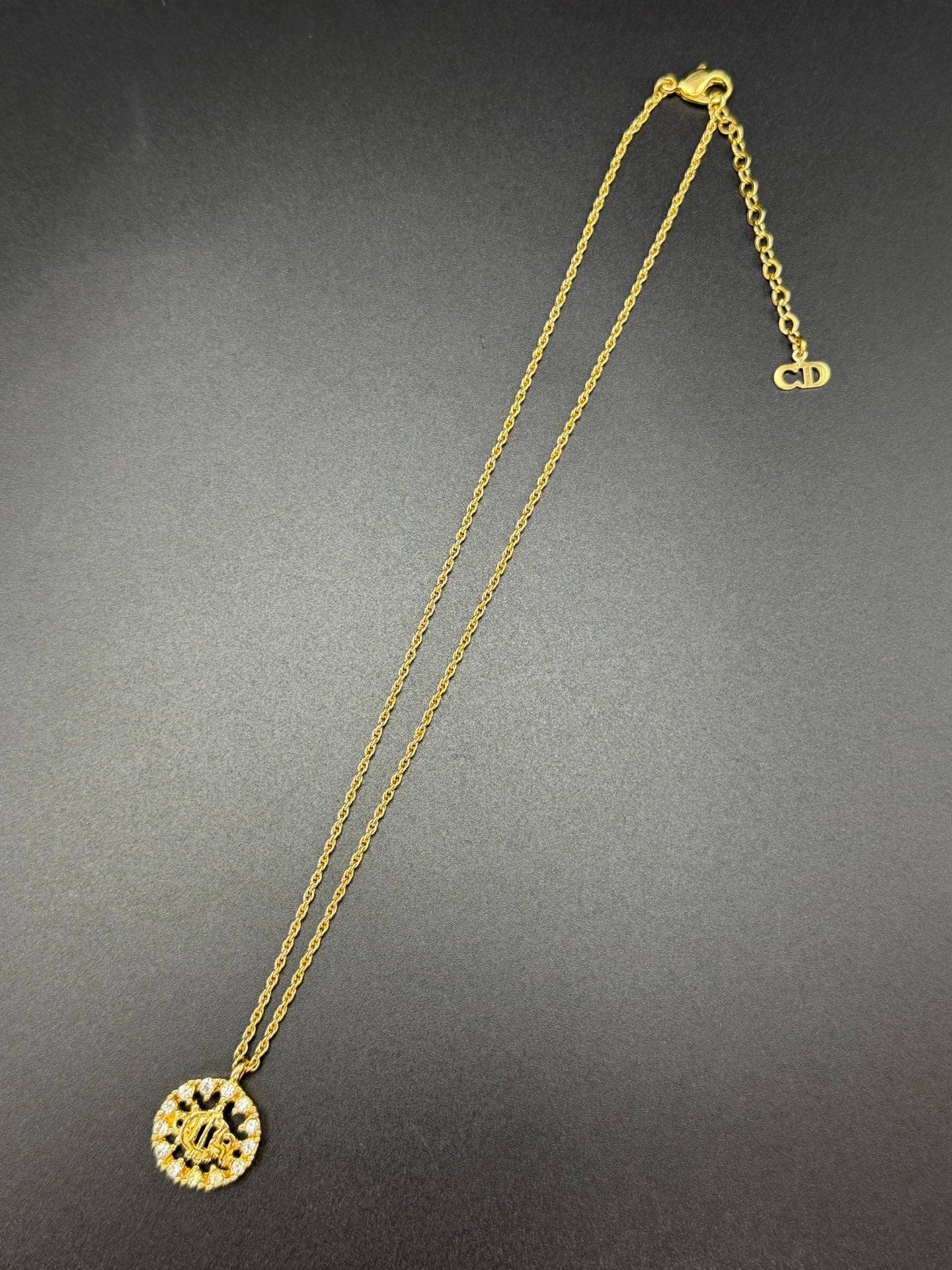CHRISTIAN DIOR Rheinstone Vintage Necklace