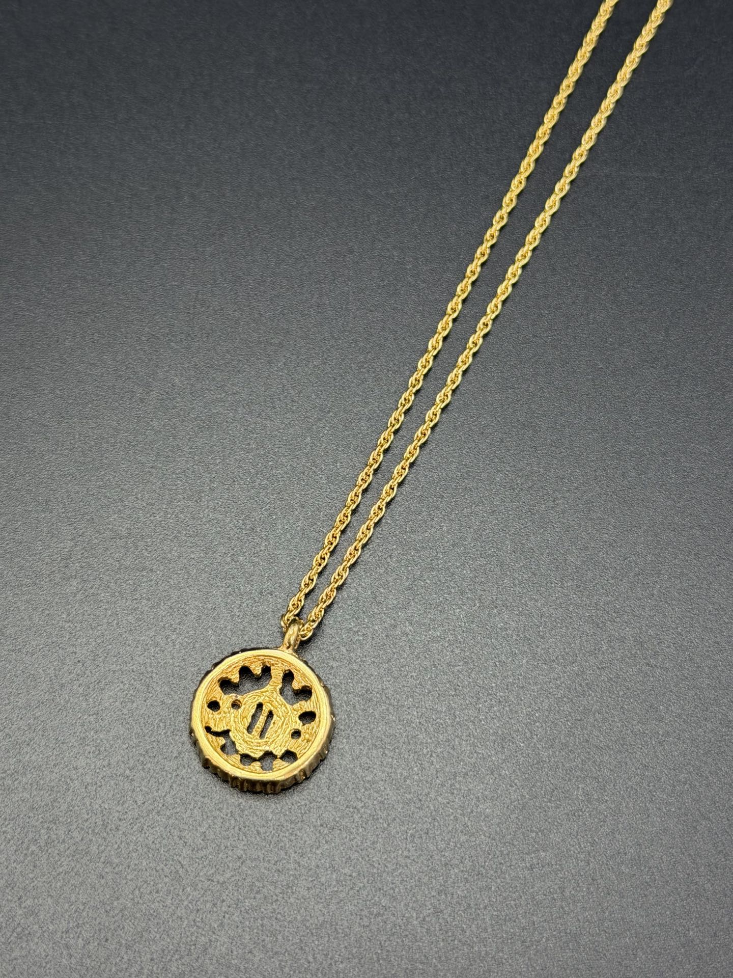 CHRISTIAN DIOR Rheinstone Vintage Necklace