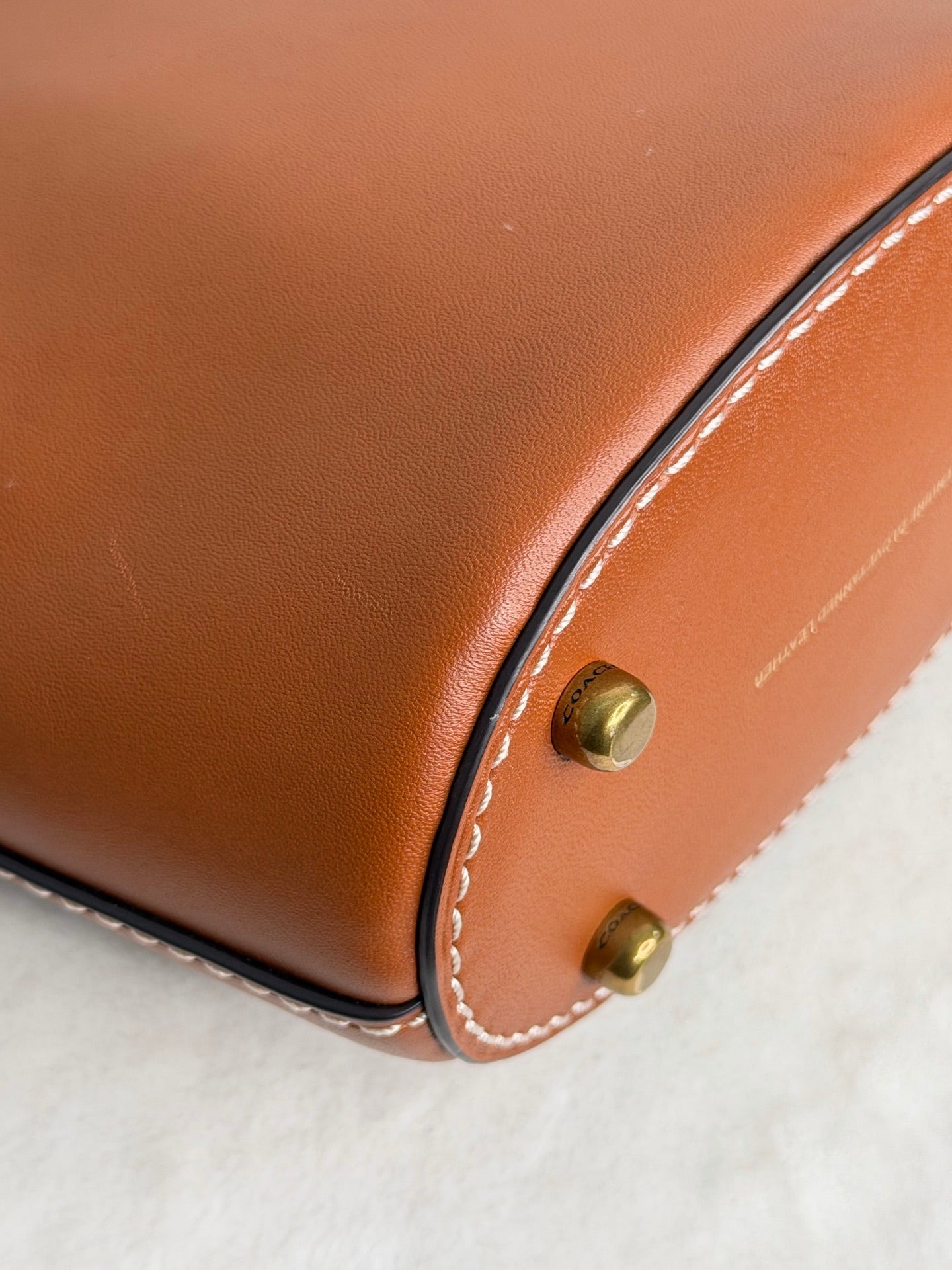 COACH 2WAY Leather Bucket Shoulderbag