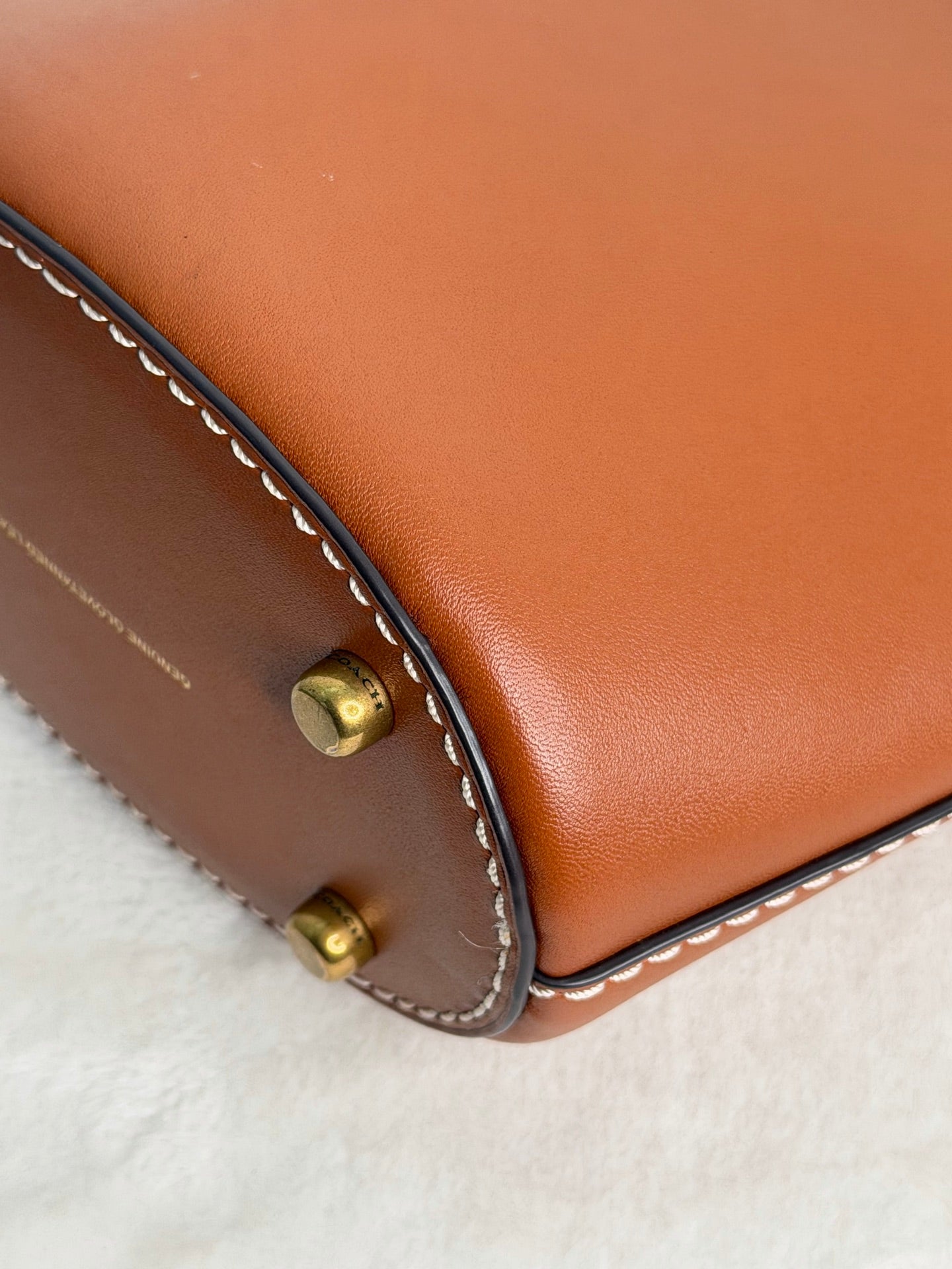 COACH 2WAY Leather Bucket Shoulderbag