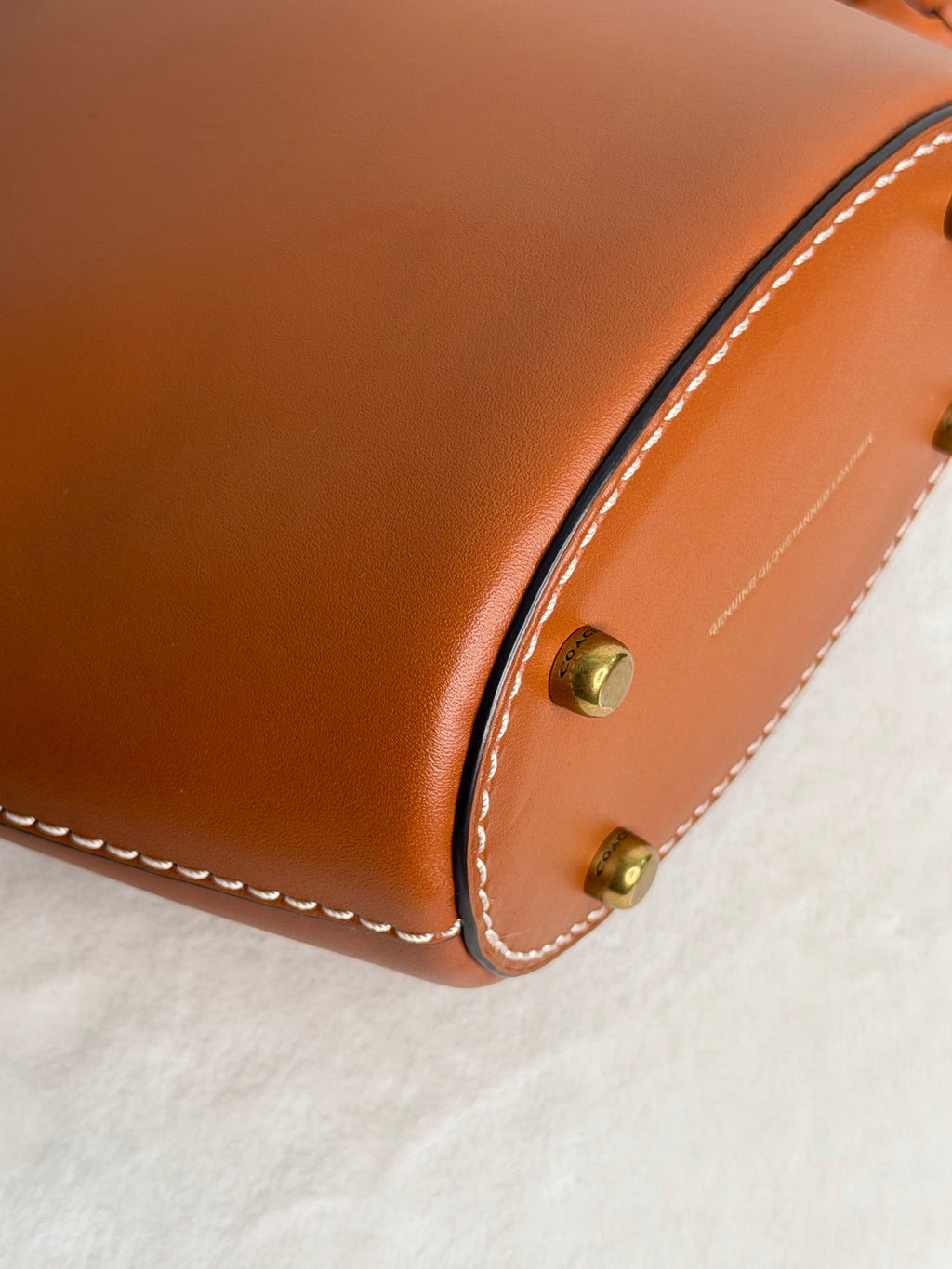 COACH 2WAY Leather Bucket Shoulderbag