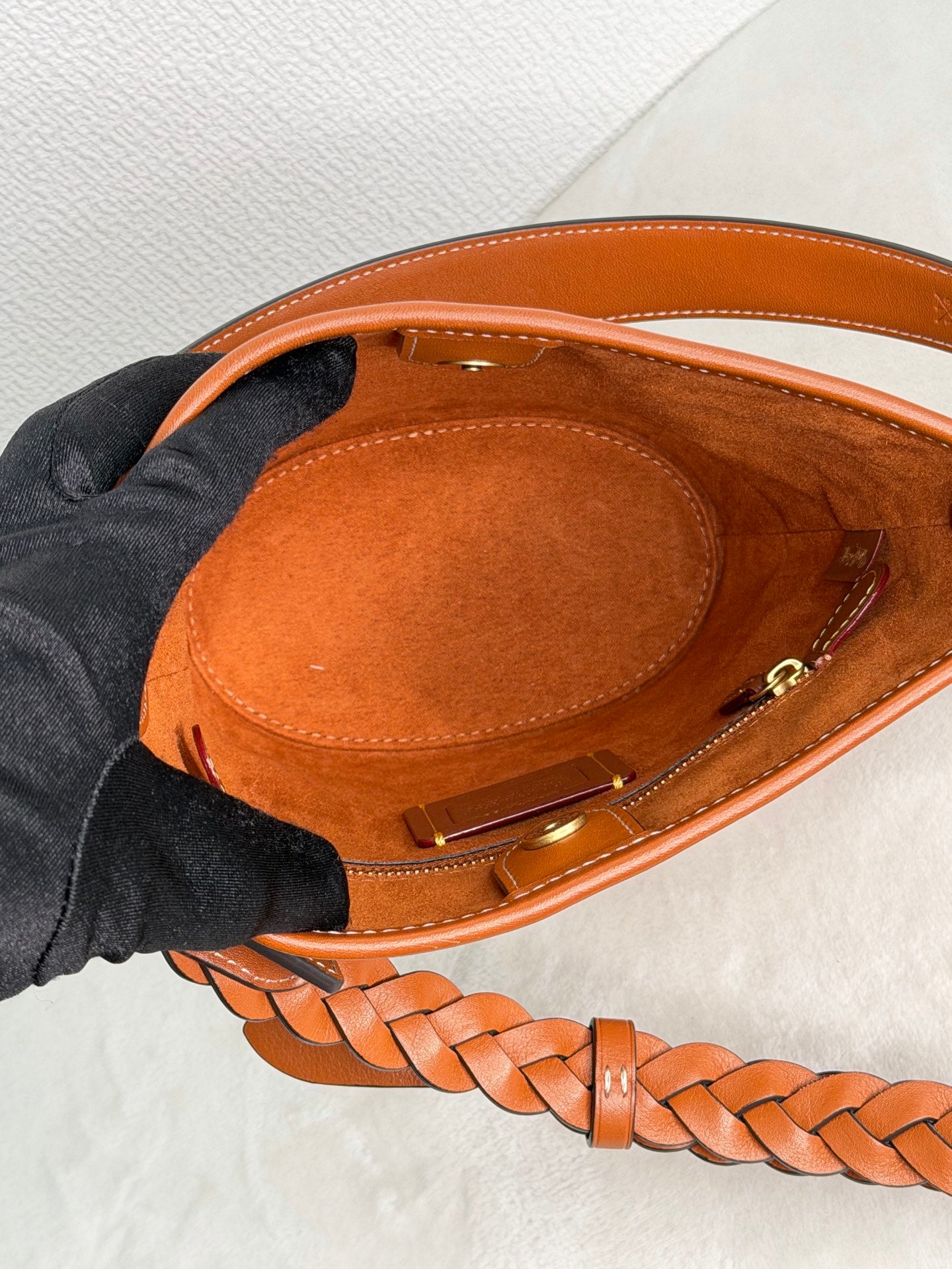 COACH 2WAY Leather Bucket Shoulderbag