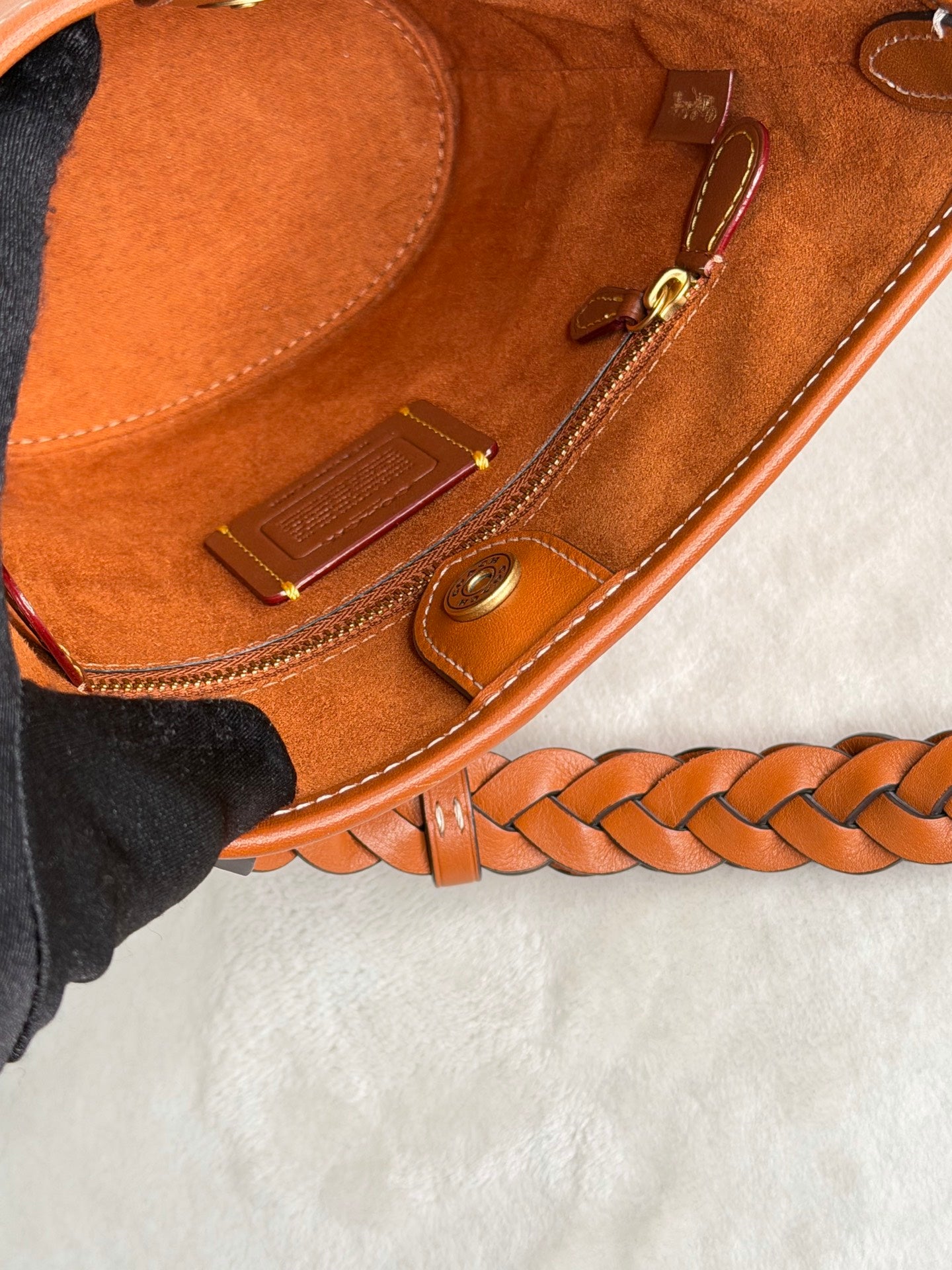 COACH 2WAY Leather Bucket Shoulderbag