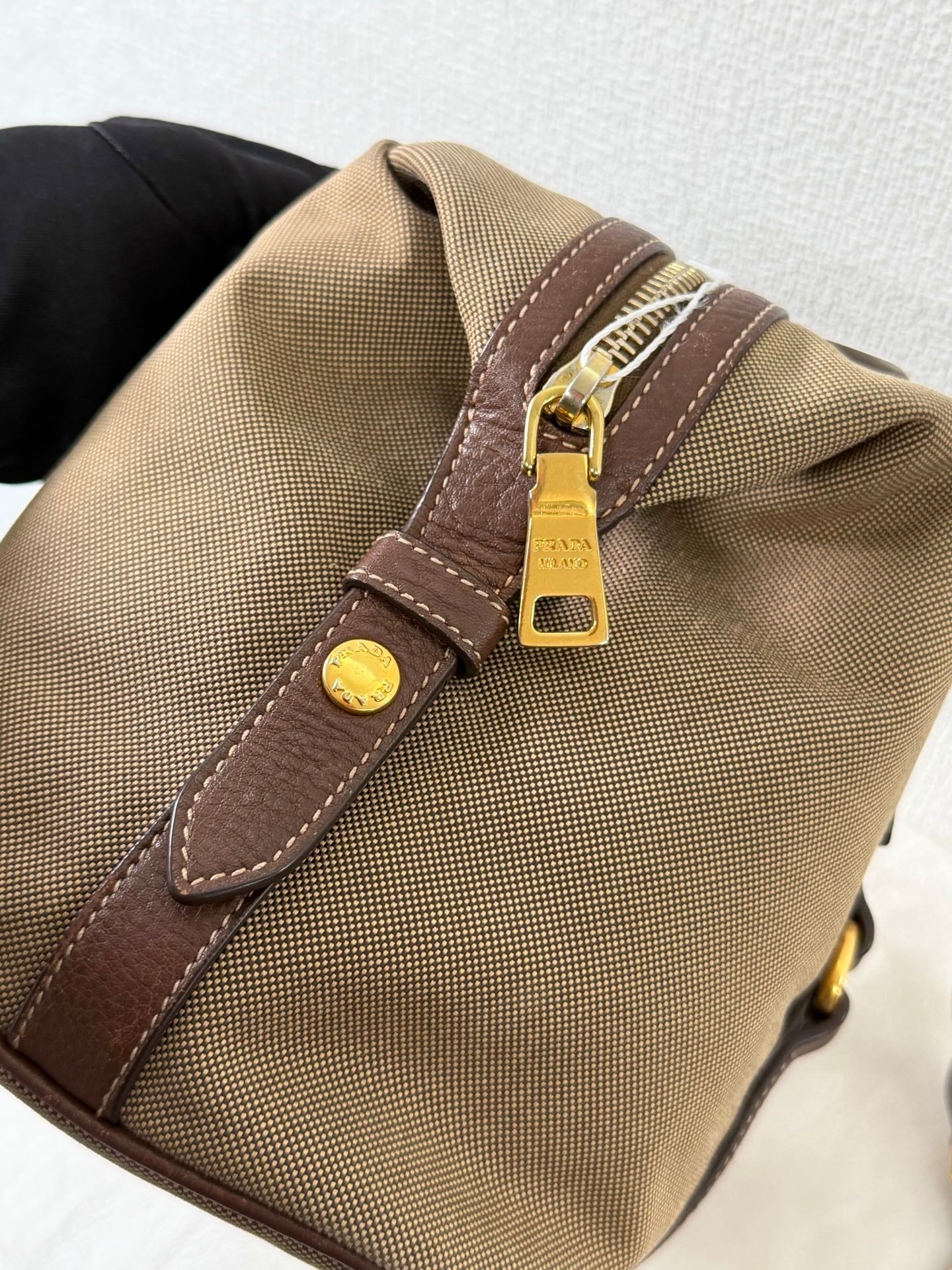 PRADA Canvas Pre-loved Handbag