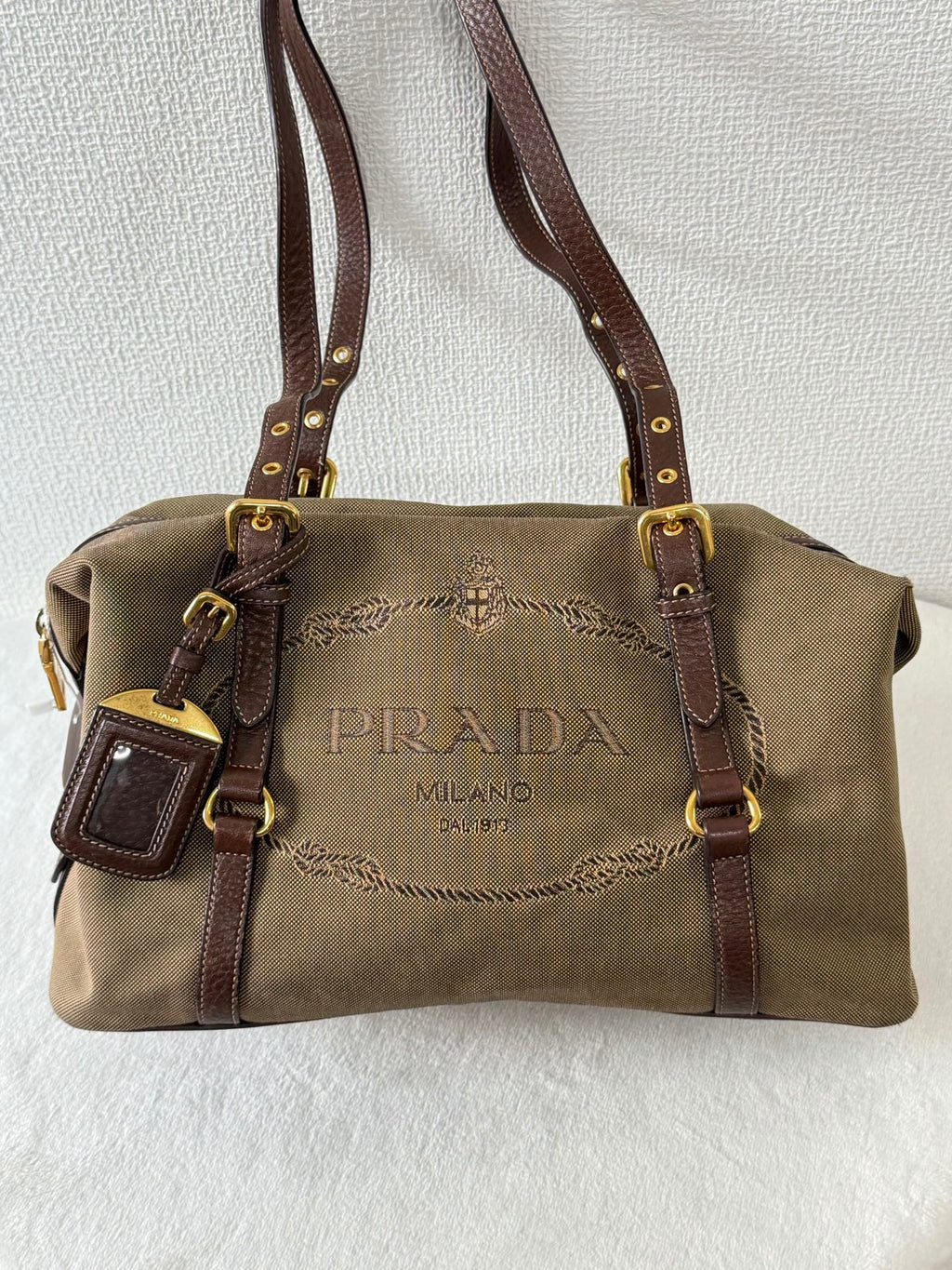PRADA Canvas Pre-loved Handbag