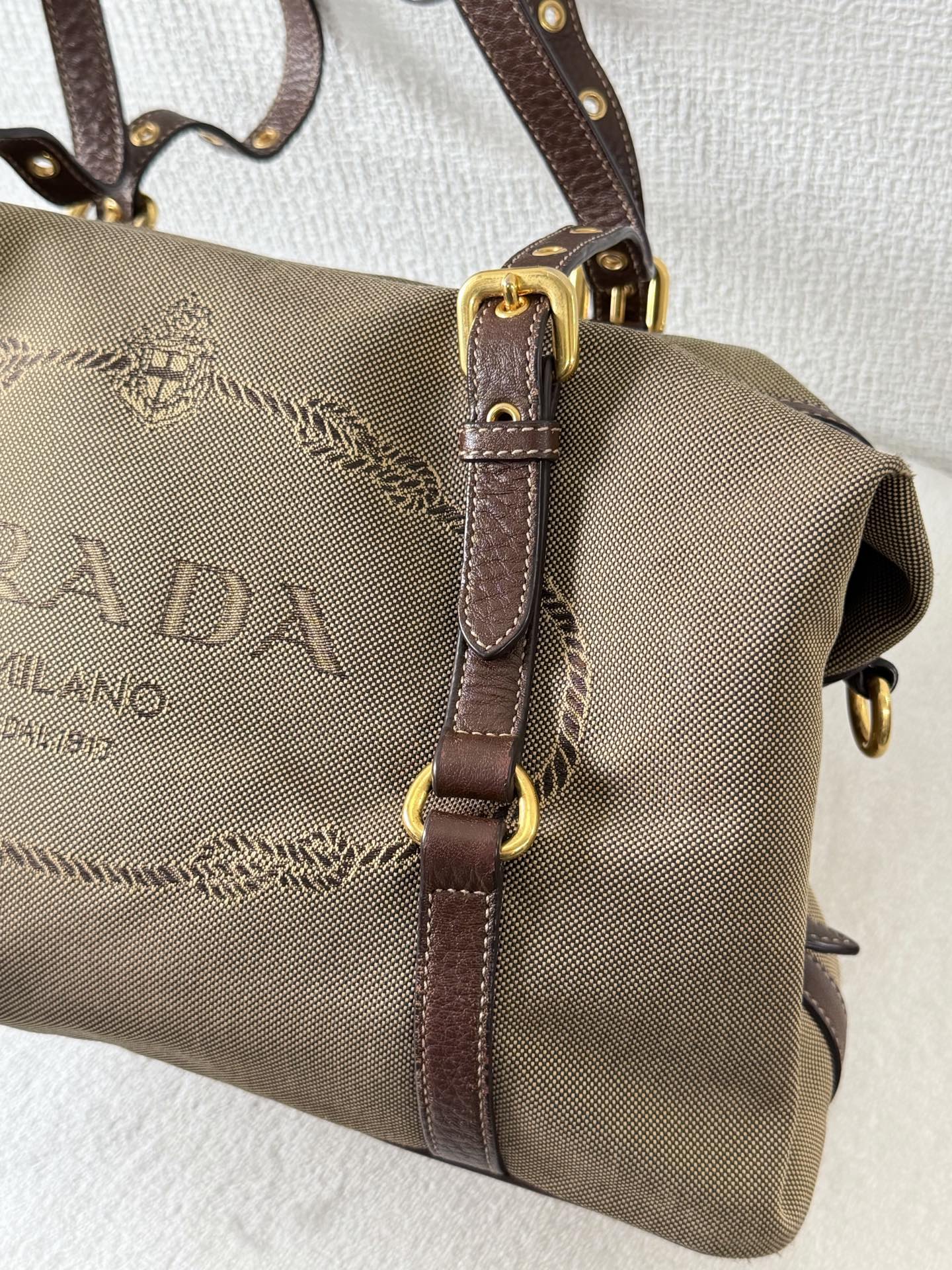 PRADA Canvas Pre-loved Handbag