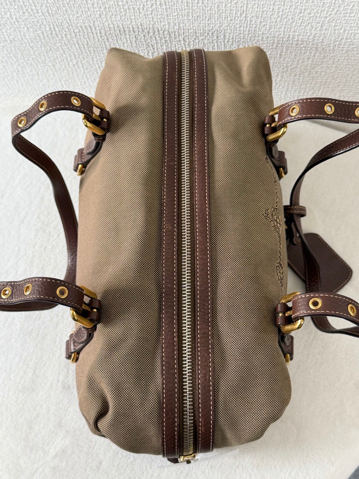 PRADA Canvas Pre-loved Handbag