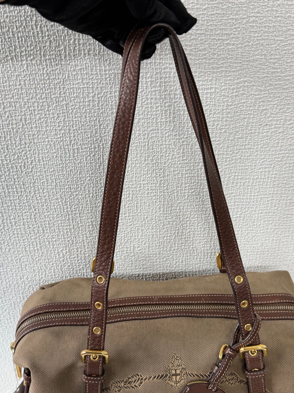 PRADA Canvas Pre-loved Handbag