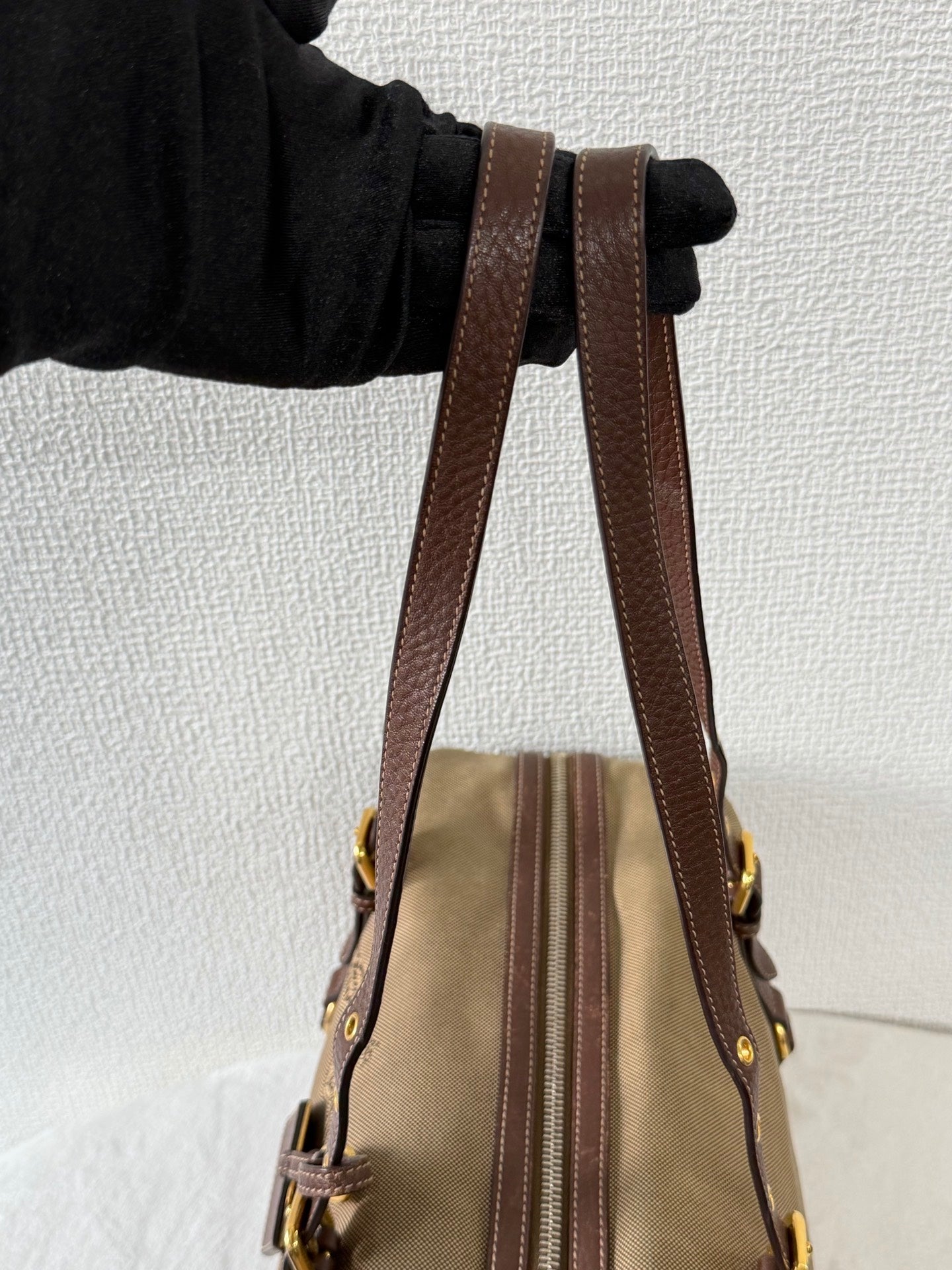 PRADA Canvas Pre-loved Handbag