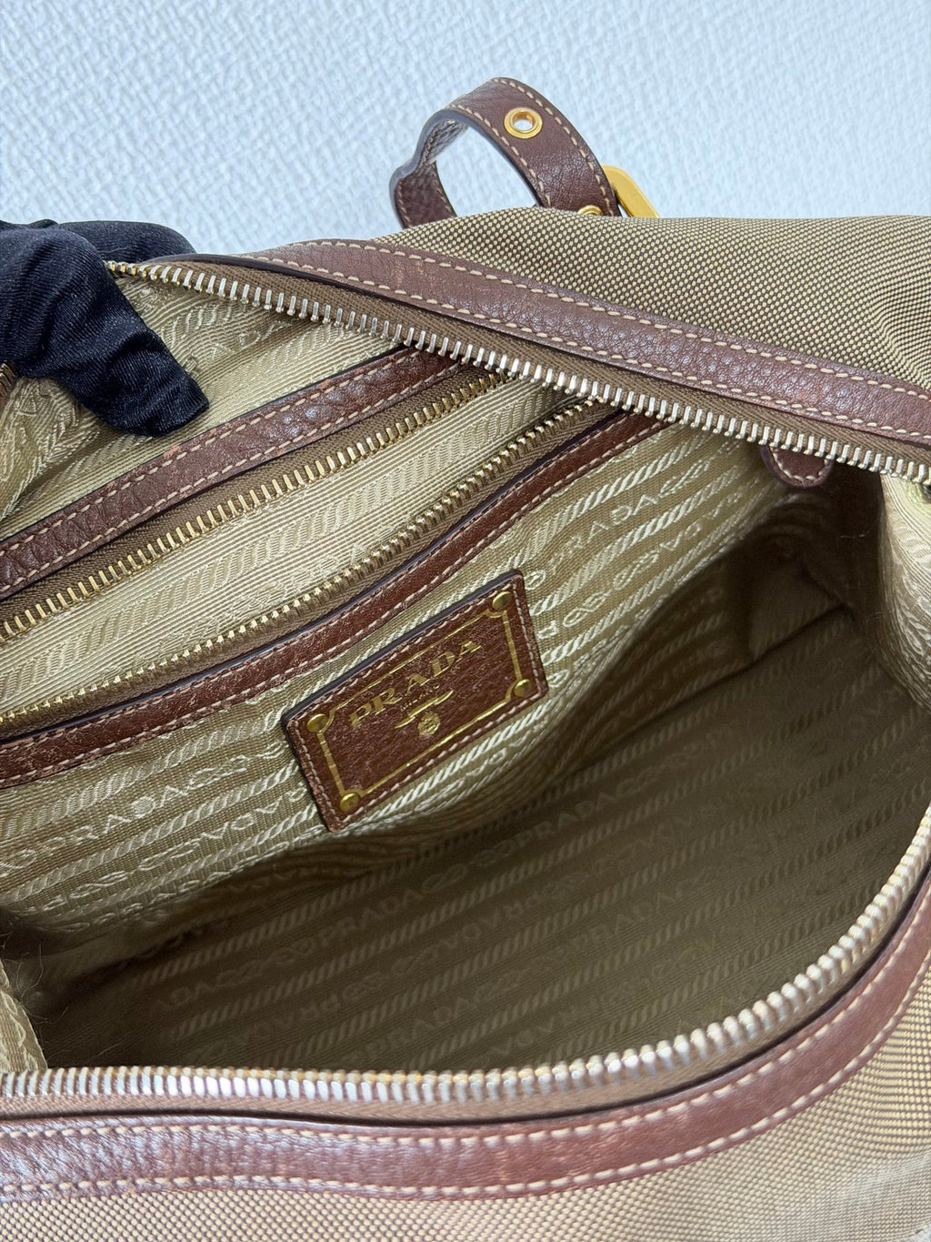 PRADA Canvas Pre-loved Handbag
