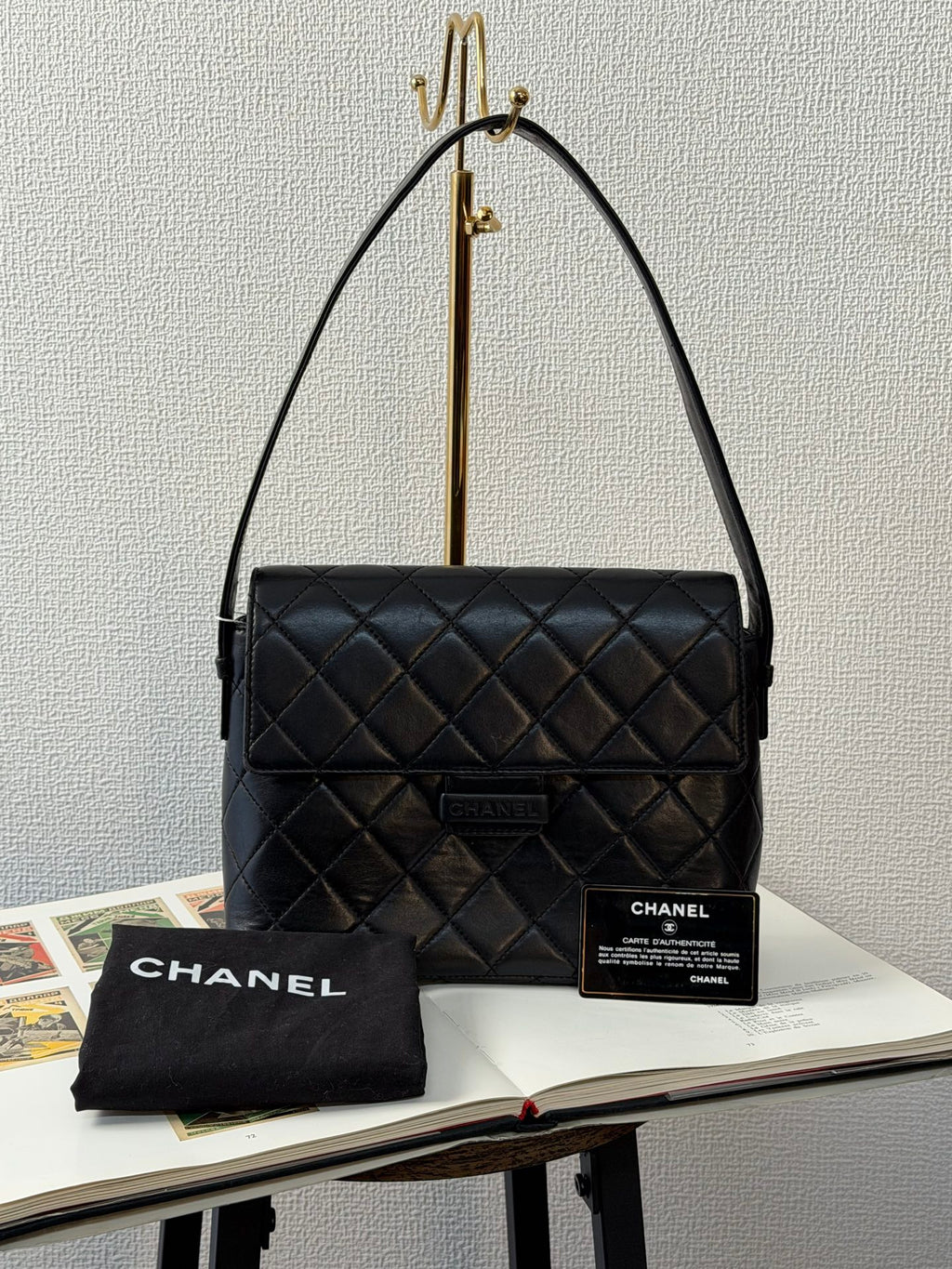 CHANEL Quilted  Lambskin Handbag