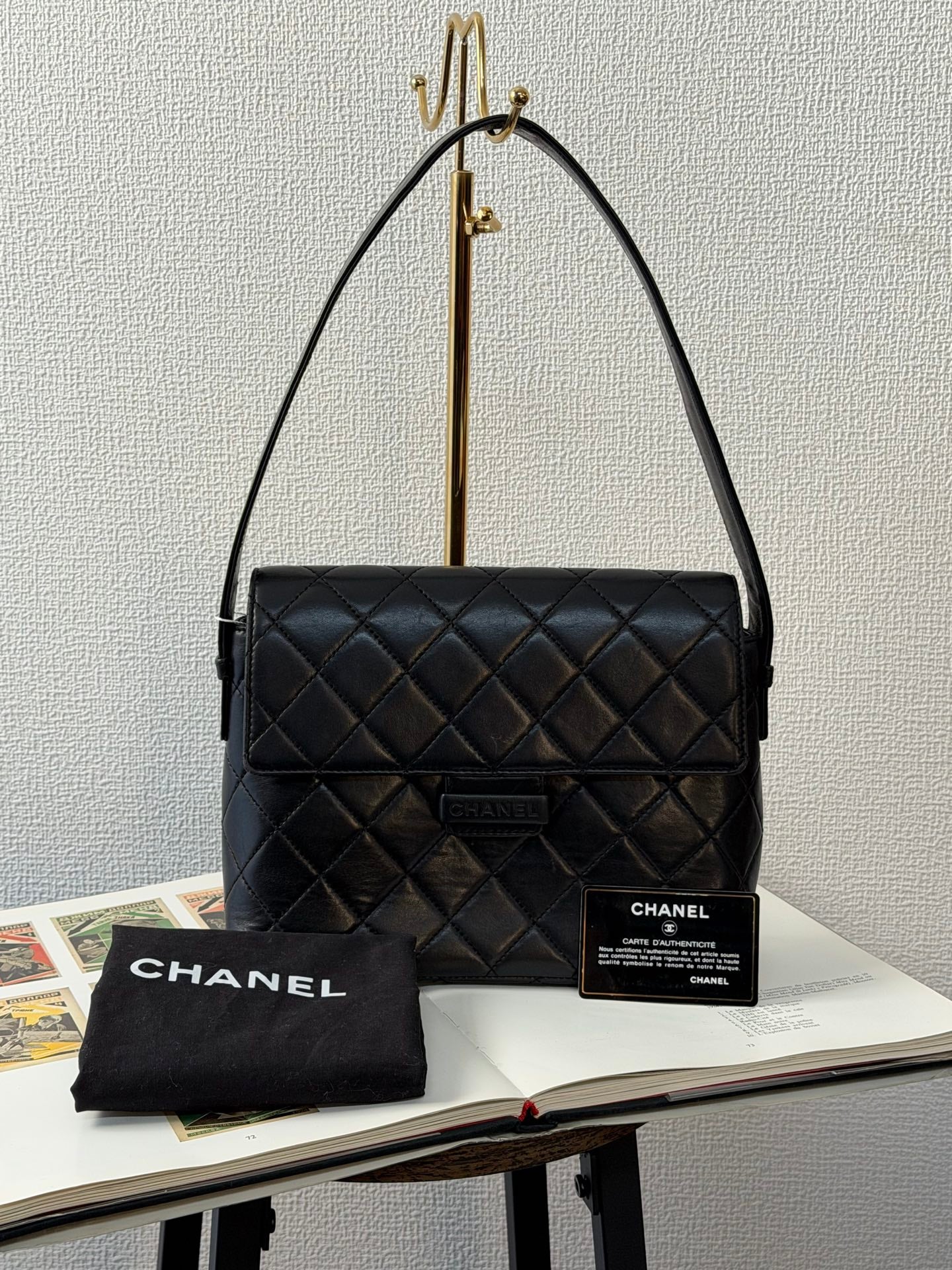 CHANEL Quilted  Lambskin Handbag