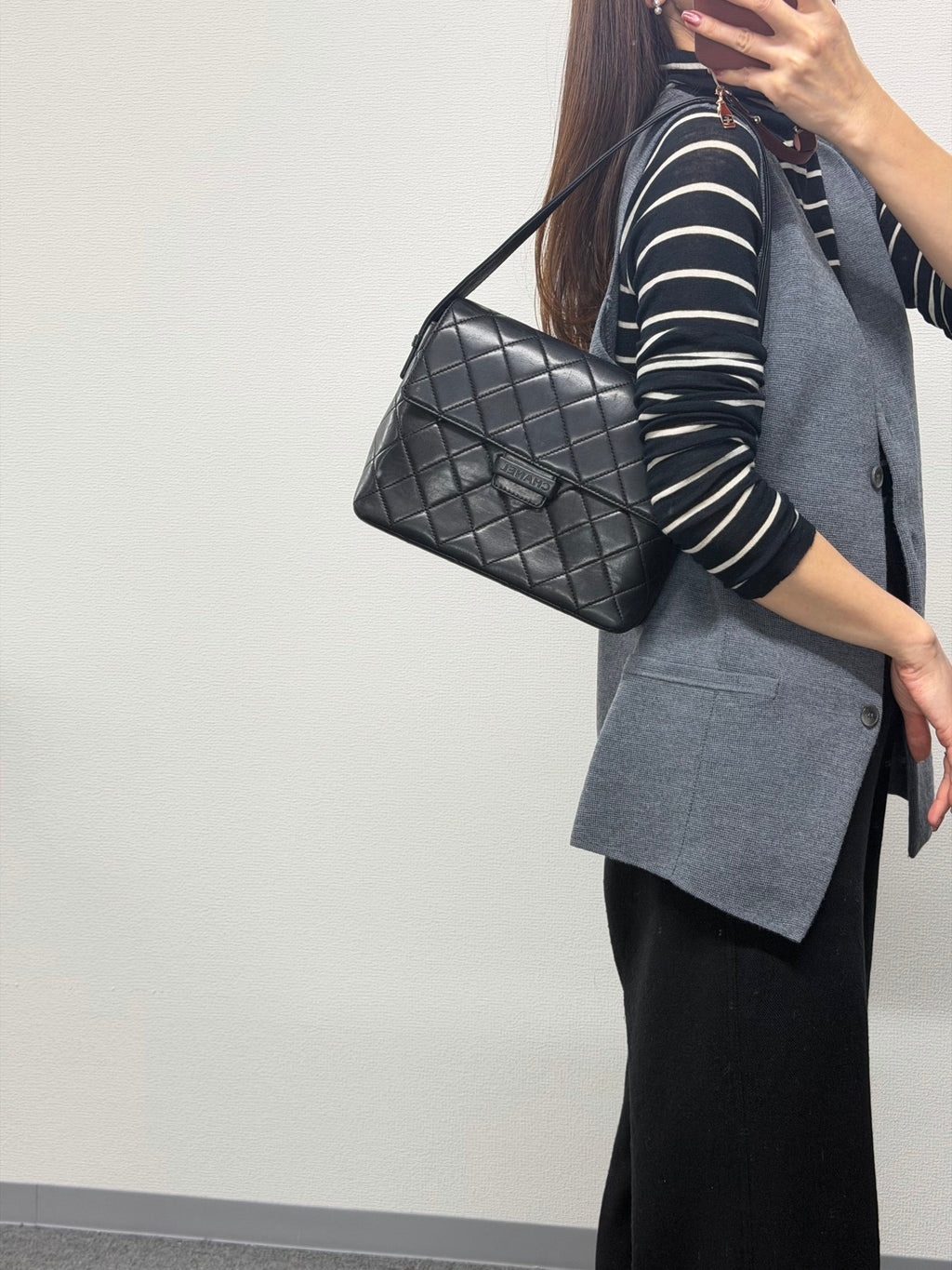 CHANEL Quilted  Lambskin Handbag