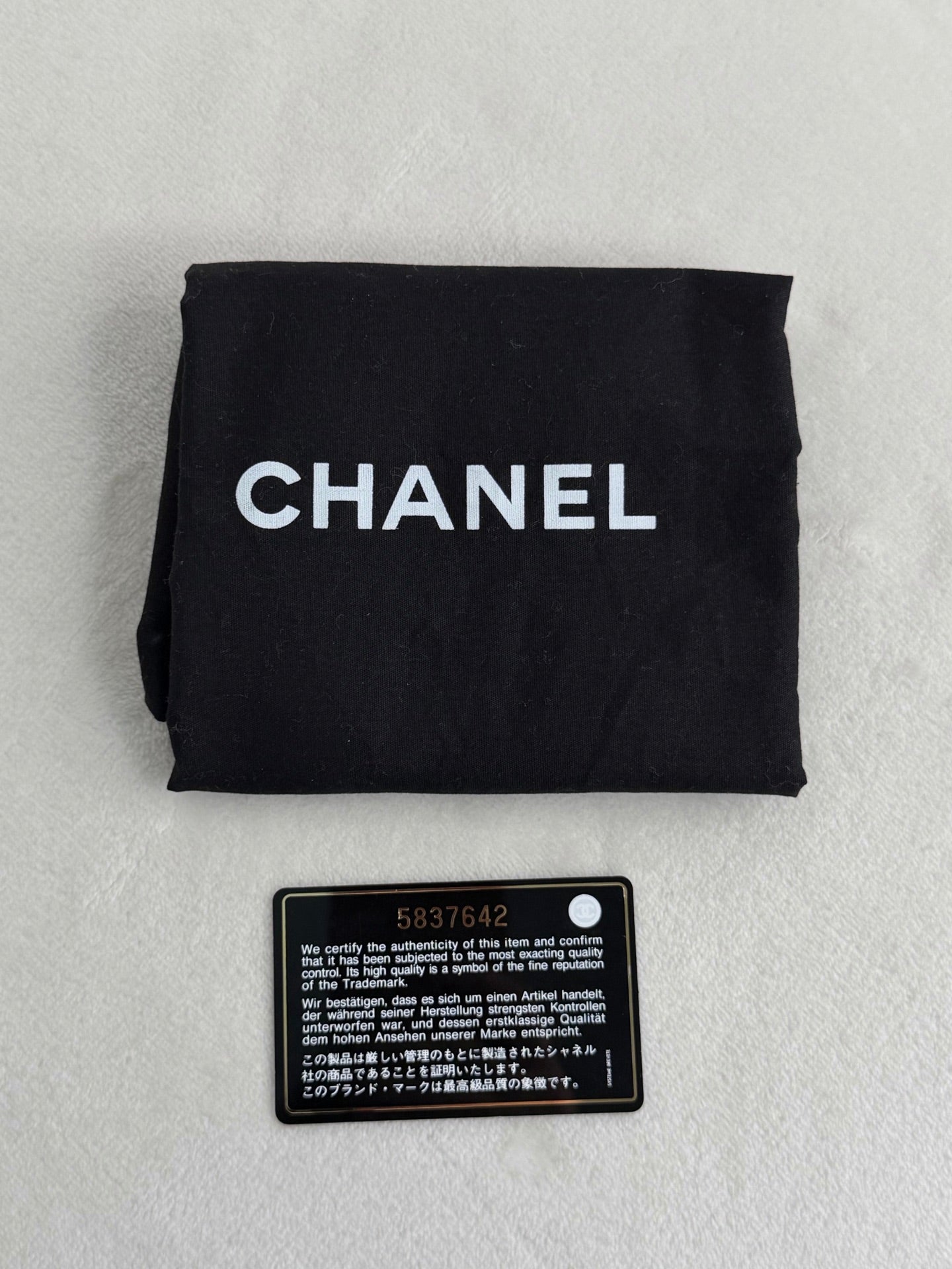 CHANEL Quilted  Lambskin Handbag