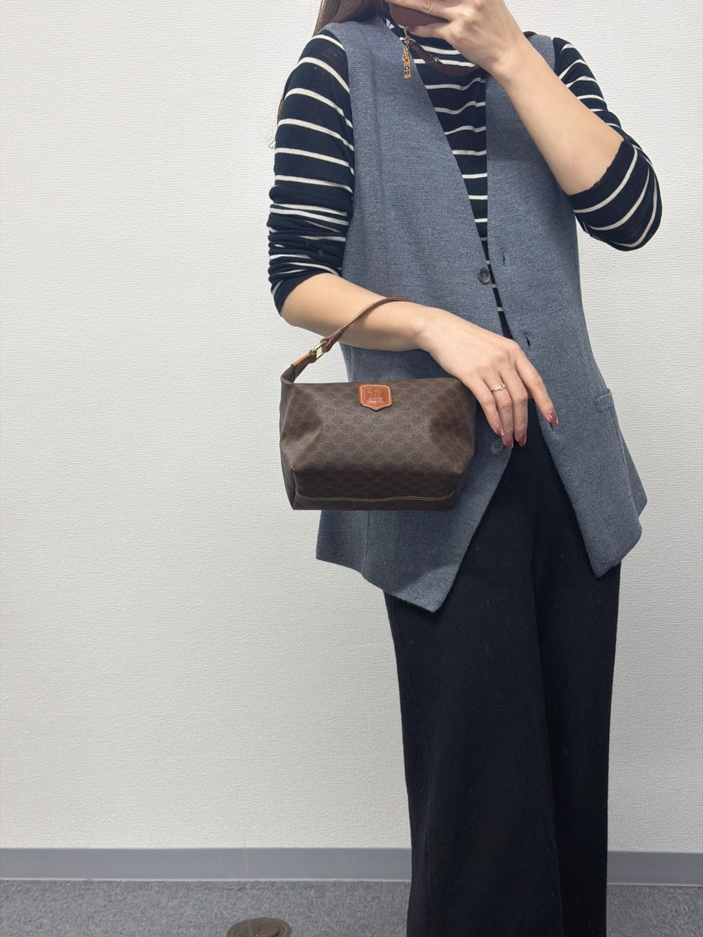 CELINE Macadam Handbag