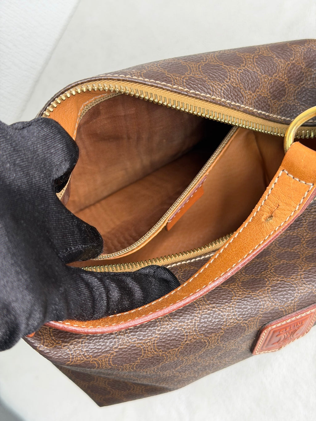 CELINE Macadam Handbag