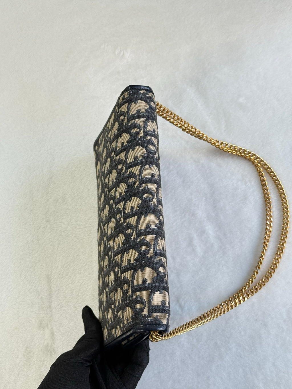 CHRISTIAN DIOR Oblique Flap Chainbag
