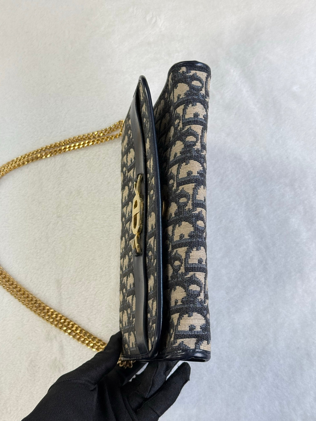 CHRISTIAN DIOR Oblique Flap Chainbag