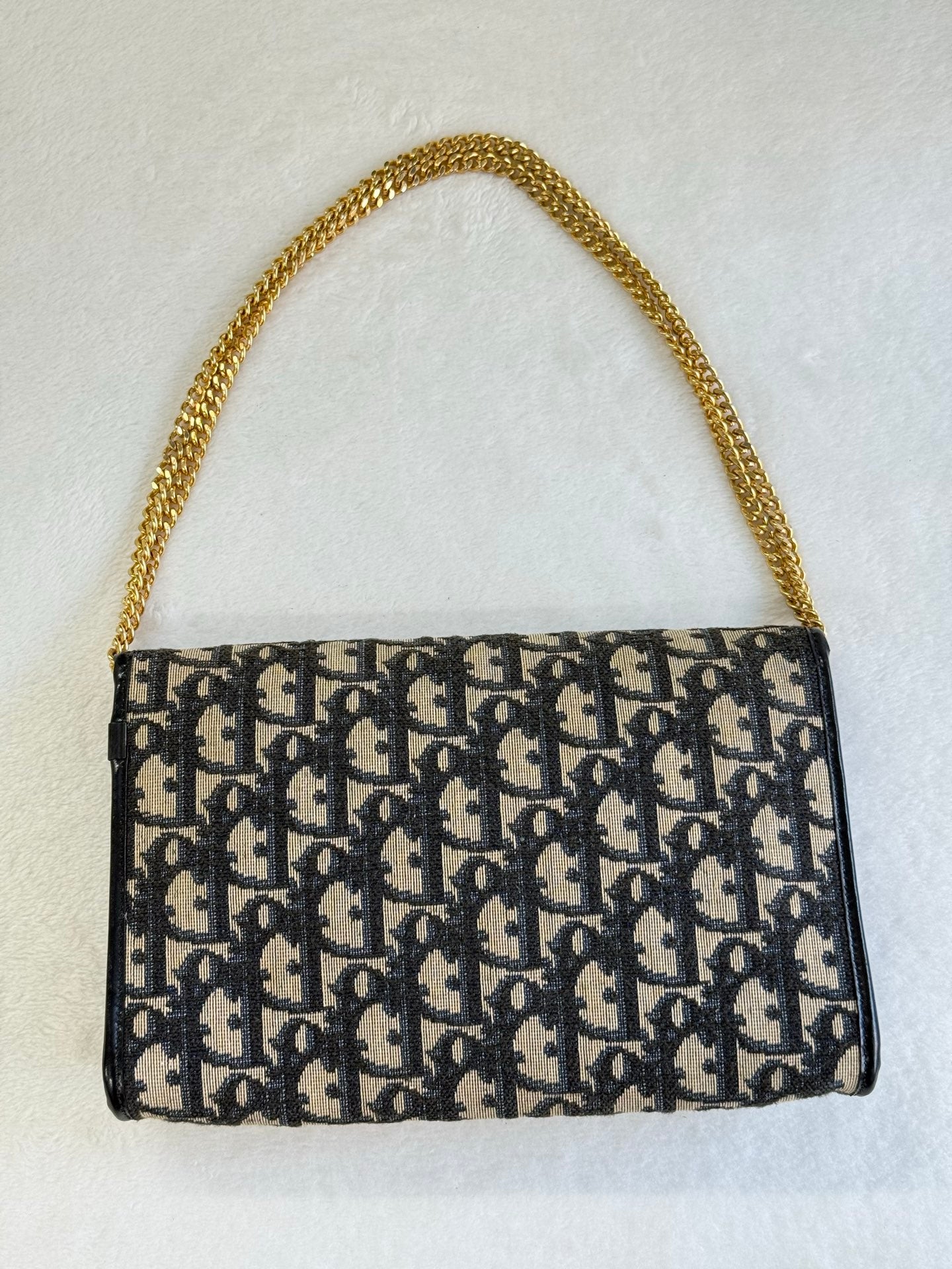 CHRISTIAN DIOR Oblique Flap Chainbag