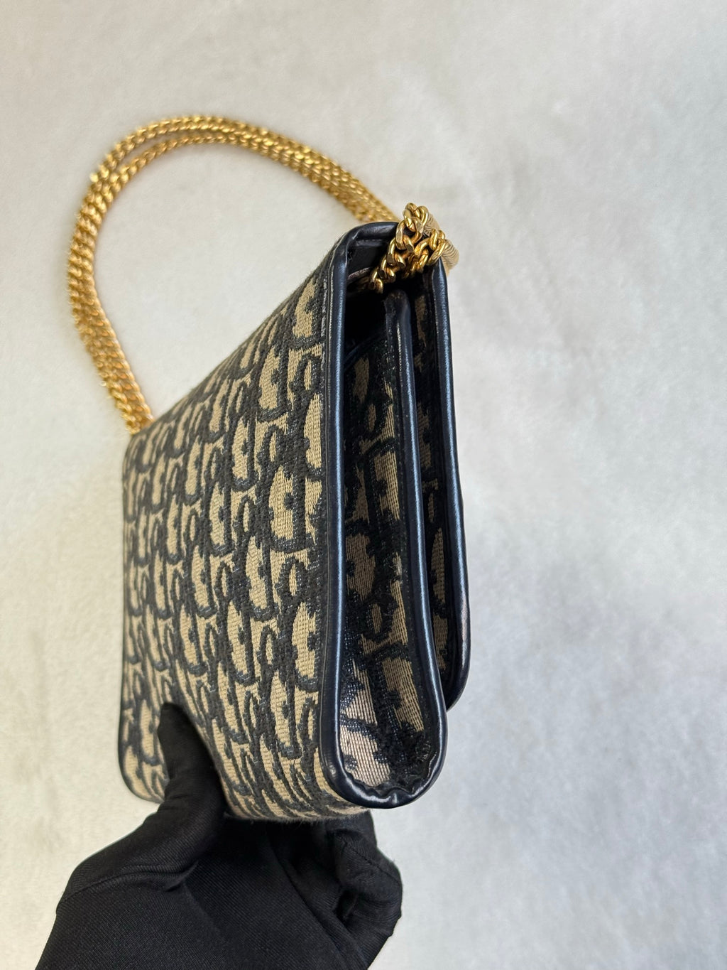 CHRISTIAN DIOR Oblique Flap Chainbag