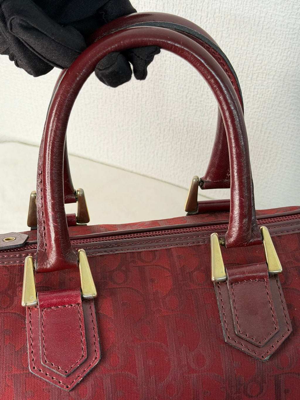 CHRISTIAN DIOR Oblique Boston Handbag